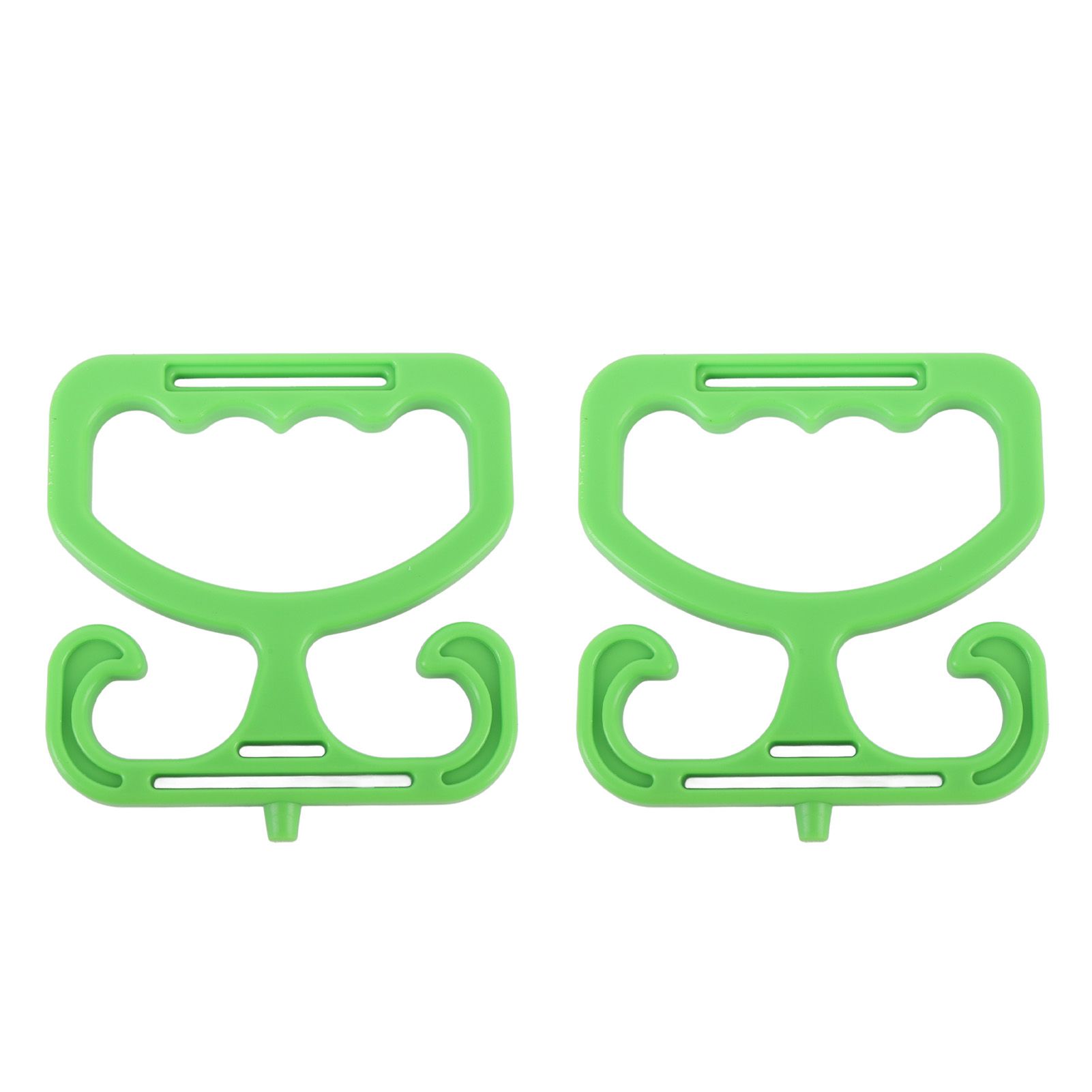 2PCS Grocery Bag Carrier ABS Heavy Duty Grocery Bag Handle Holder Each Holds view 3