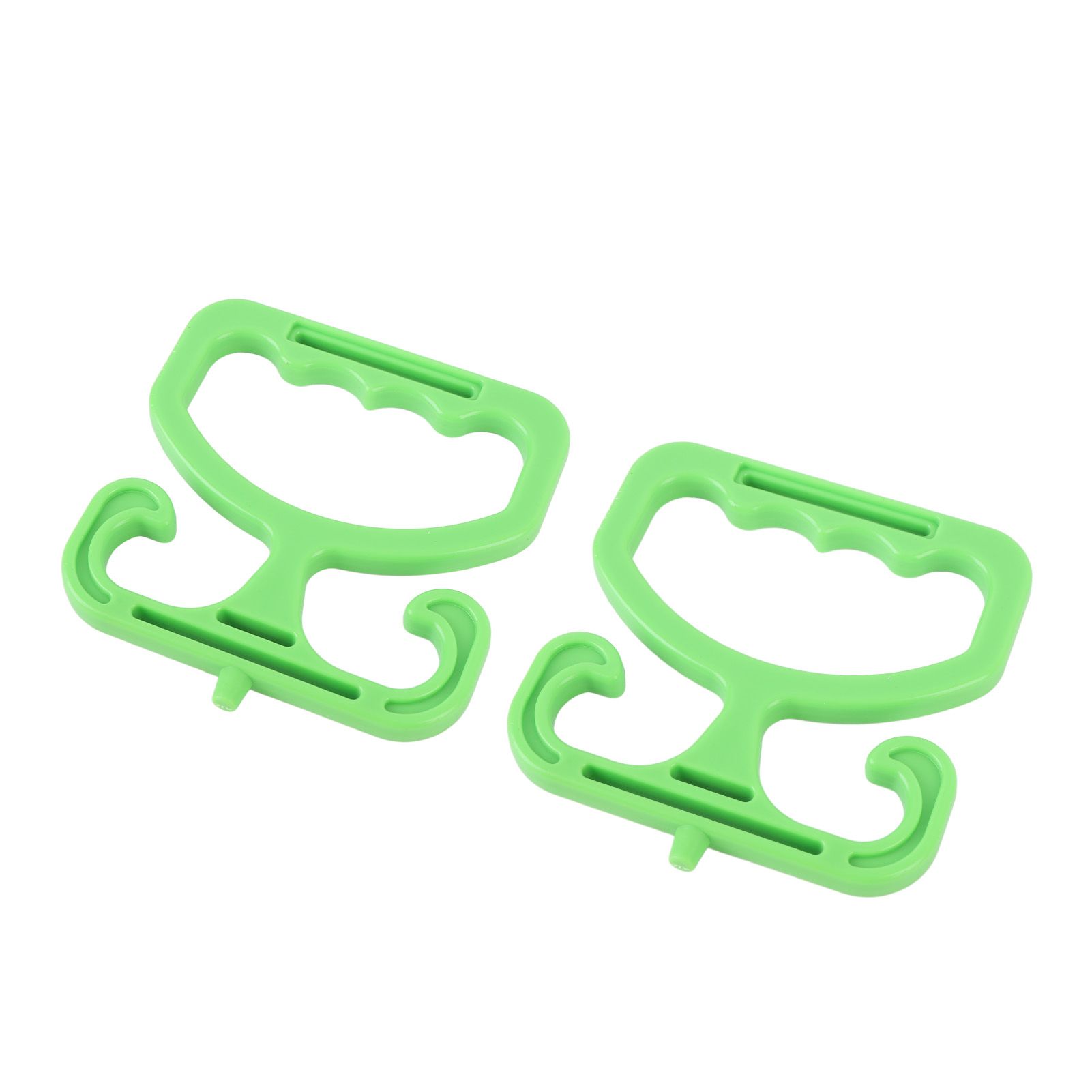 2PCS Grocery Bag Carrier ABS Heavy Duty Grocery Bag Handle Holder Each Holds view 4