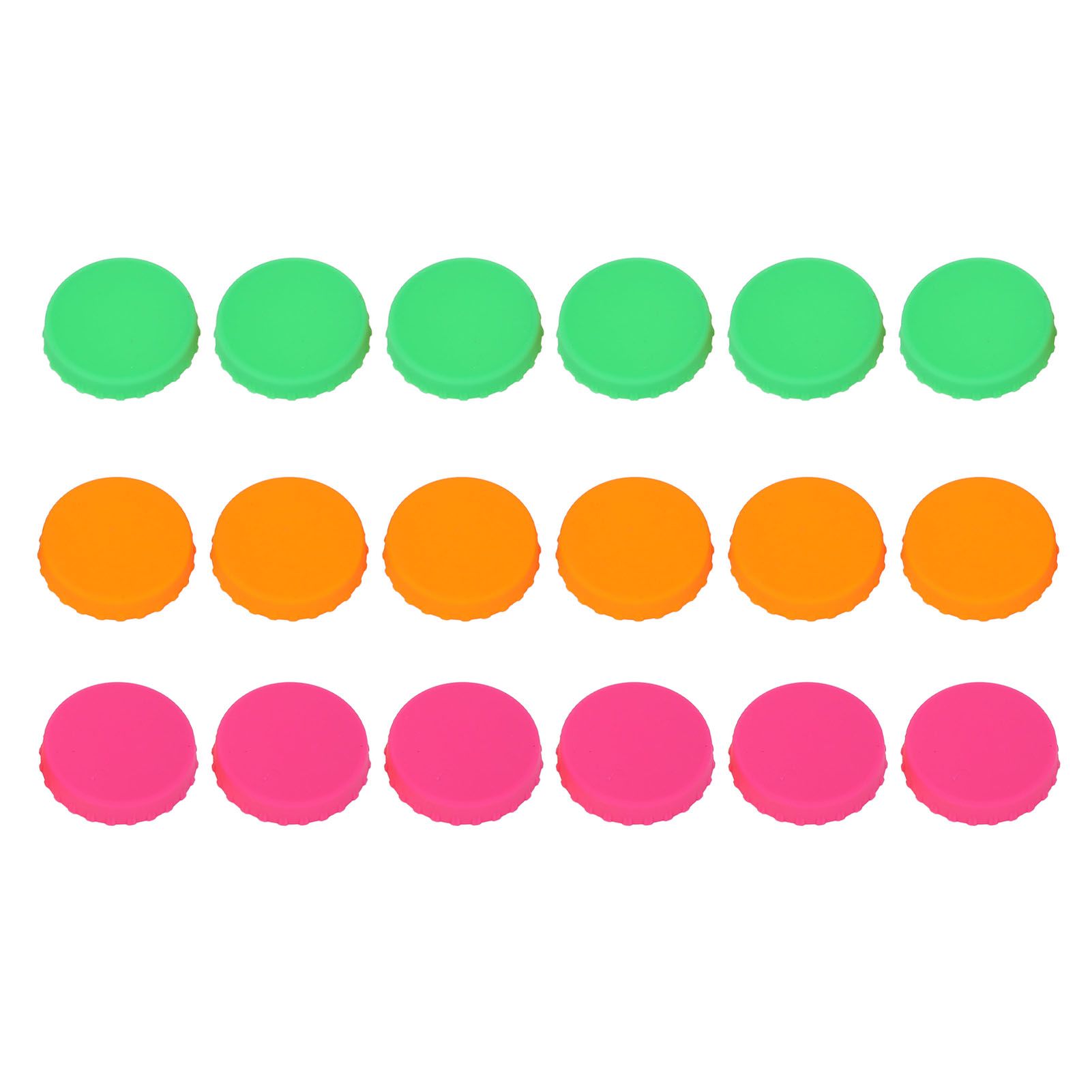 18pcs Can Lid Soft Multiple Colors Silicone Spill Proof Dust Proof Reusable view 3