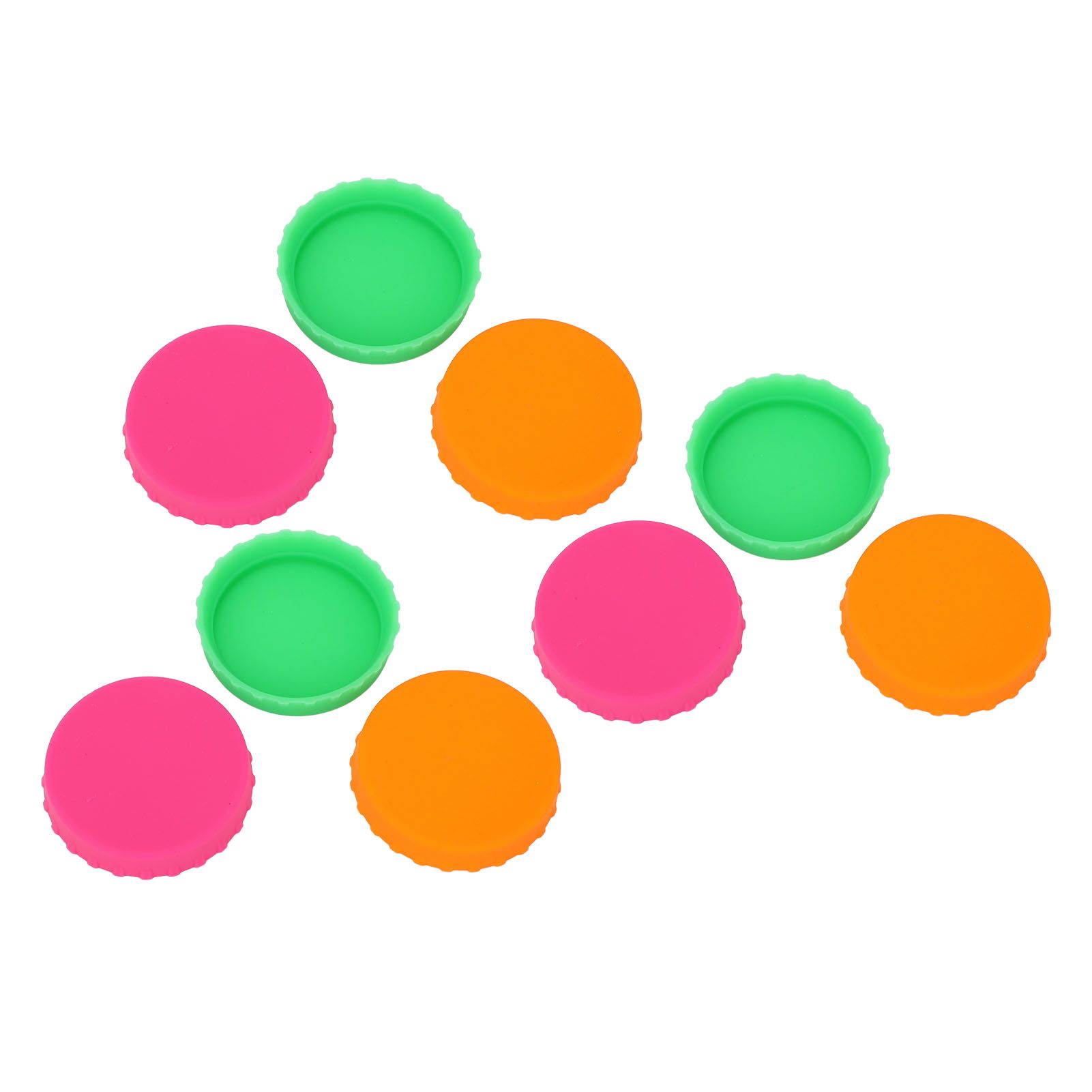 18pcs Can Lid Soft Multiple Colors Silicone Spill Proof Dust Proof Reusable view 6