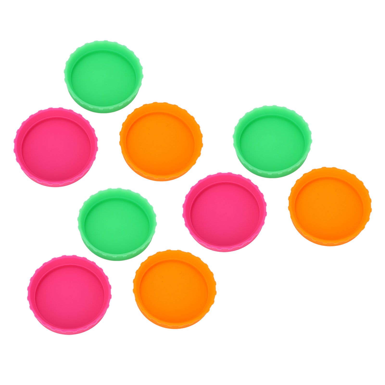 18pcs Can Lid Soft Multiple Colors Silicone Spill Proof Dust Proof Reusable view 7
