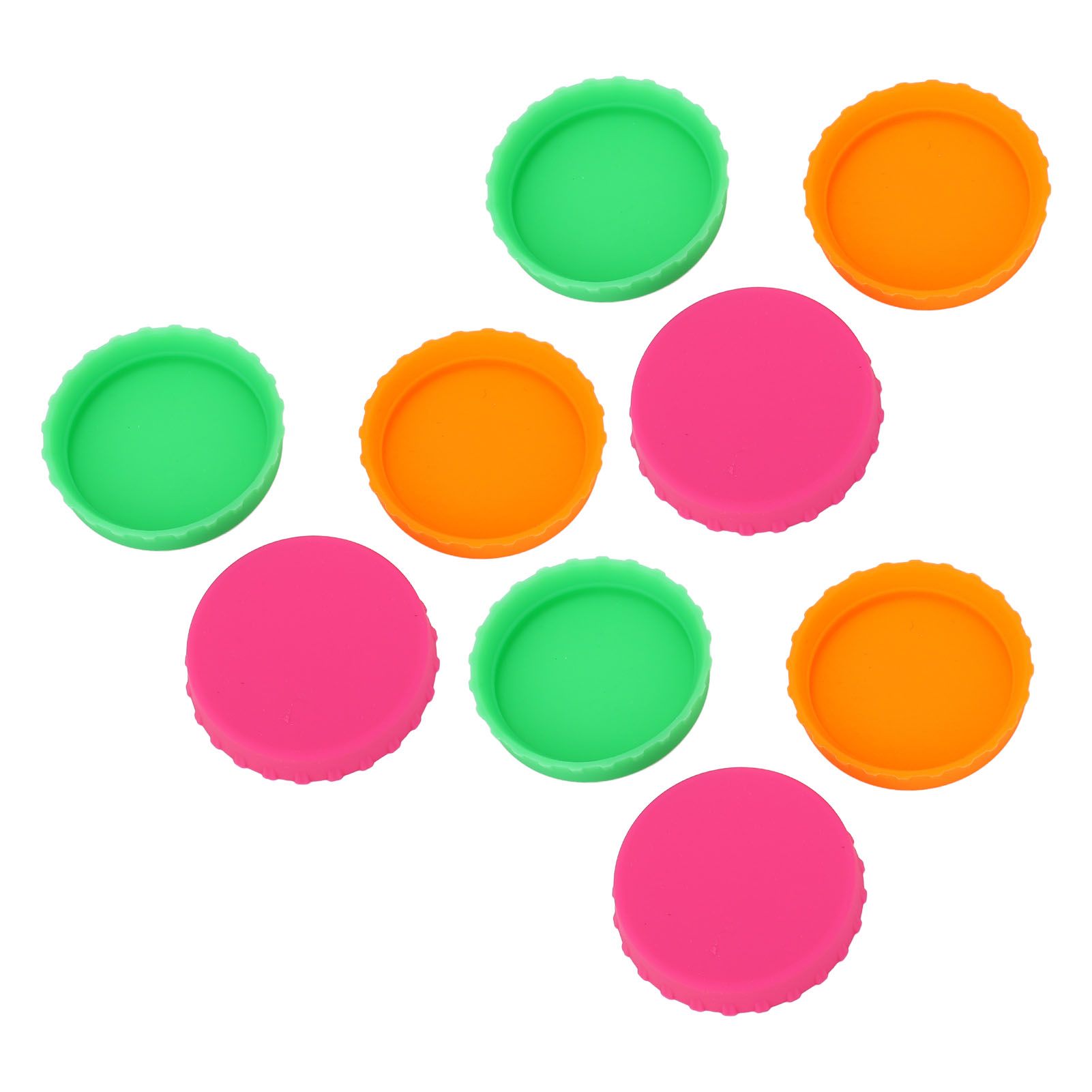 18pcs Can Lid Soft Multiple Colors Silicone Spill Proof Dust Proof Reusable view 9