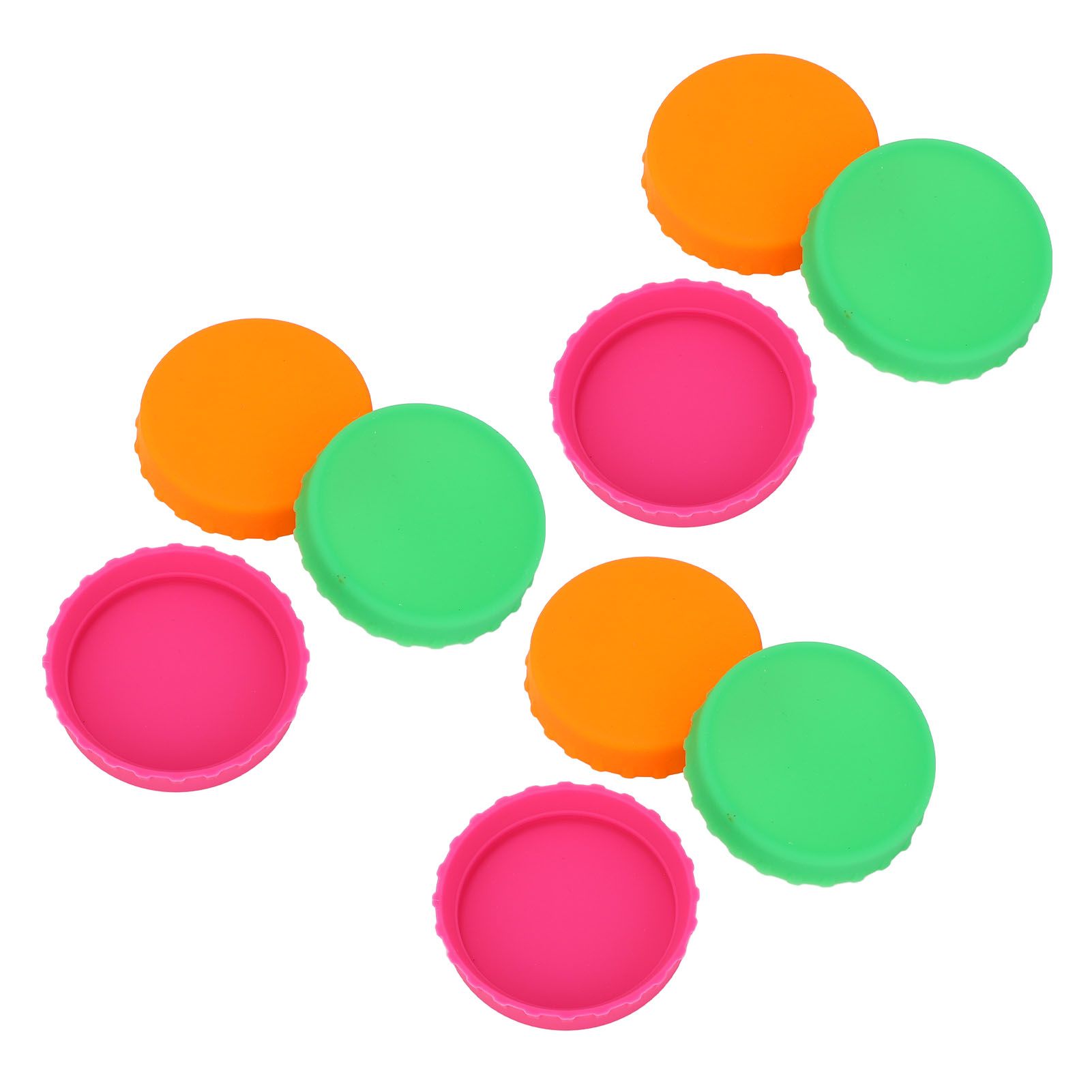 18pcs Can Lid Soft Multiple Colors Silicone Spill Proof Dust Proof Reusable view 12