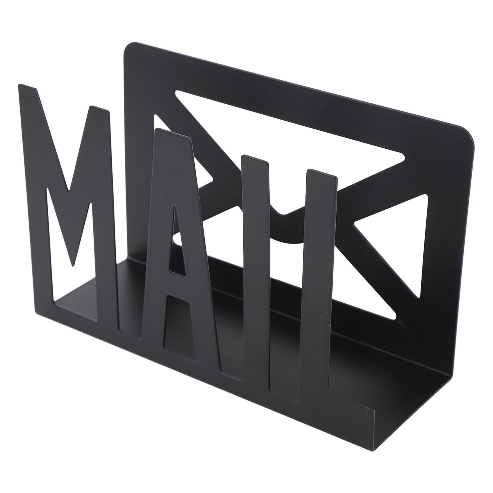 Desktop Mail Holder Iron Countertop Mail Letter Envelope Document Storage Rack