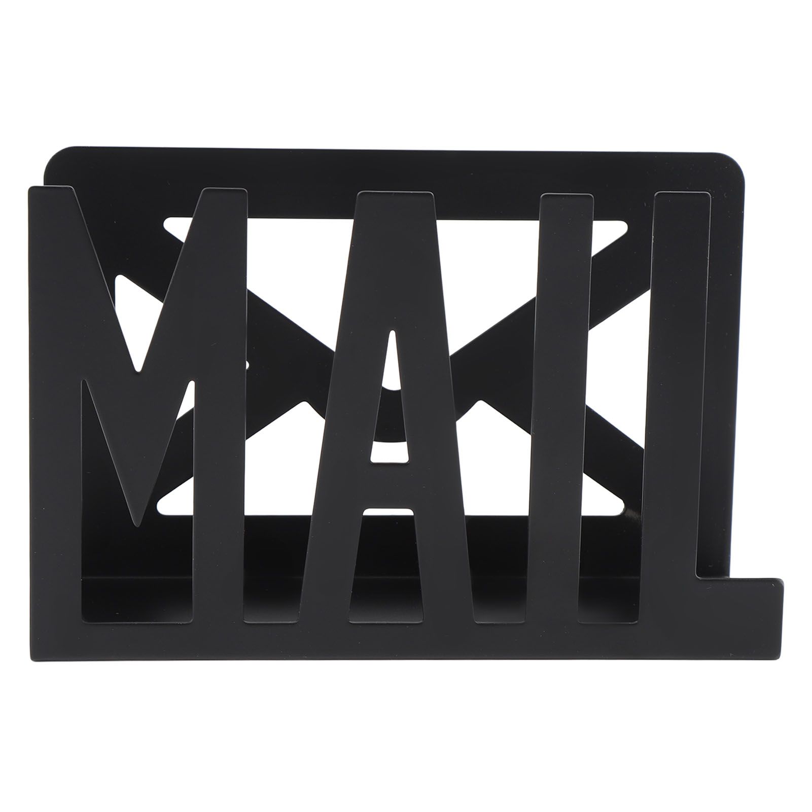 Desktop Mail Holder Iron Countertop Mail Letter Envelope Document Storage Rack view 3