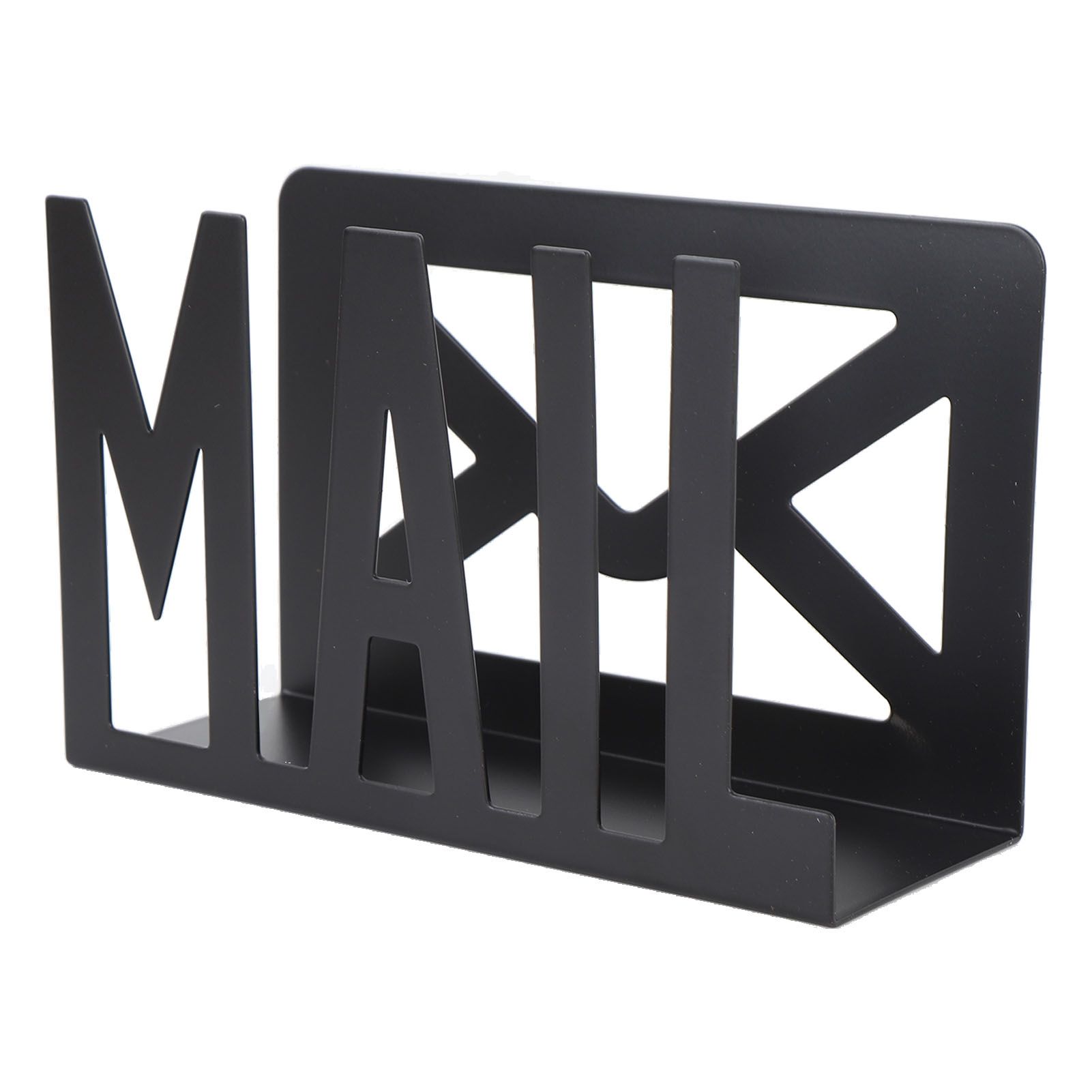 Desktop Mail Holder Iron Countertop Mail Letter Envelope Document Storage Rack view 4