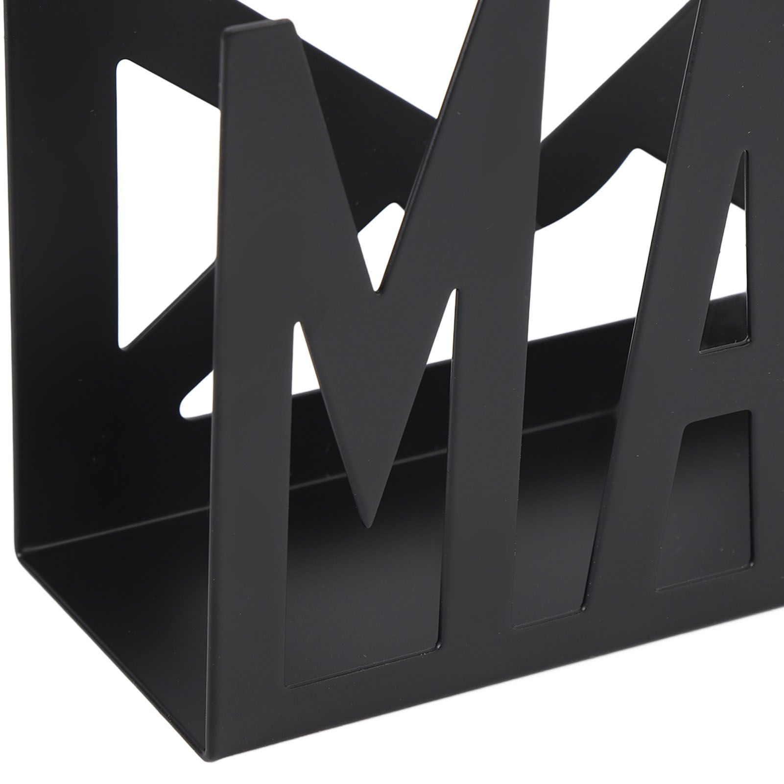 Desktop Mail Holder Iron Countertop Mail Letter Envelope Document Storage Rack view 5