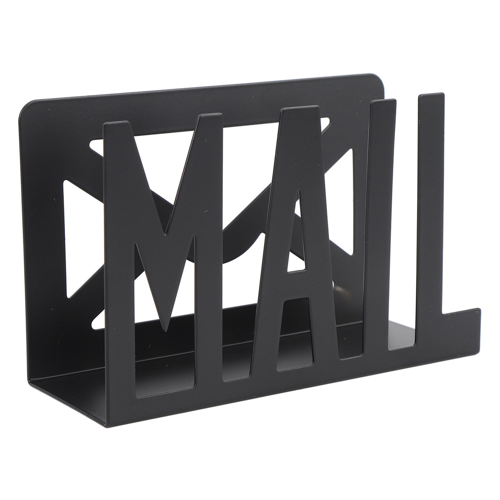 Desktop Mail Holder Iron Countertop Mail Letter Envelope Document Storage Rack view 6