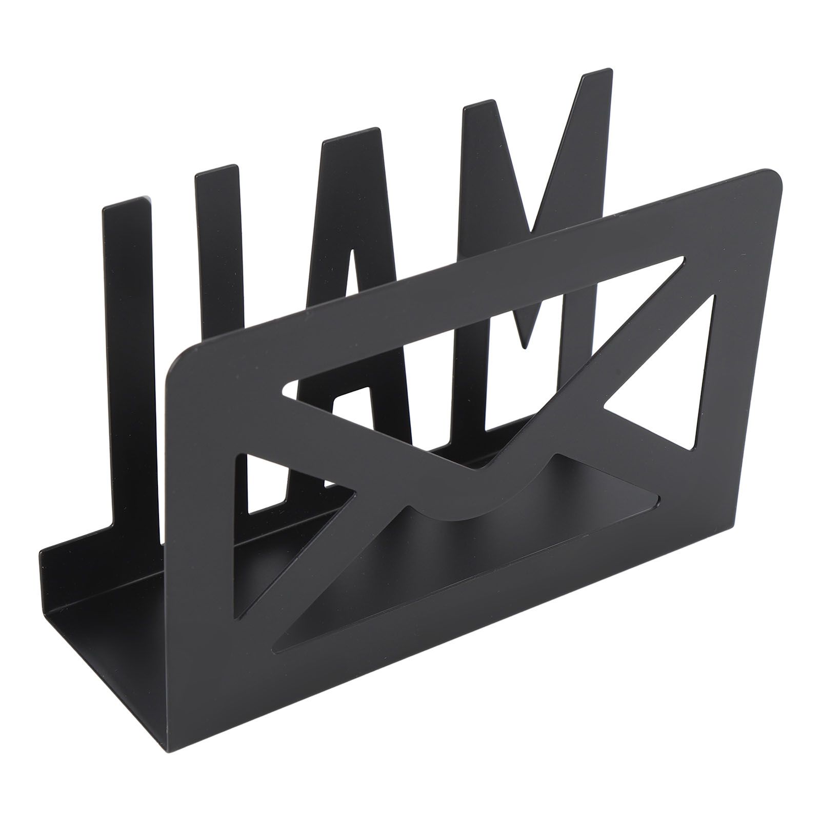 Desktop Mail Holder Iron Countertop Mail Letter Envelope Document Storage Rack view 8