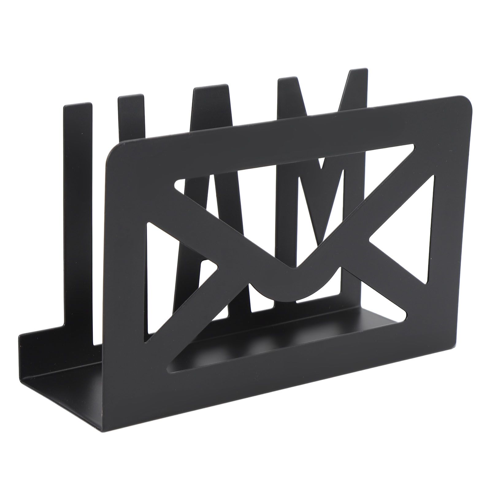 Desktop Mail Holder Iron Countertop Mail Letter Envelope Document Storage Rack view 9