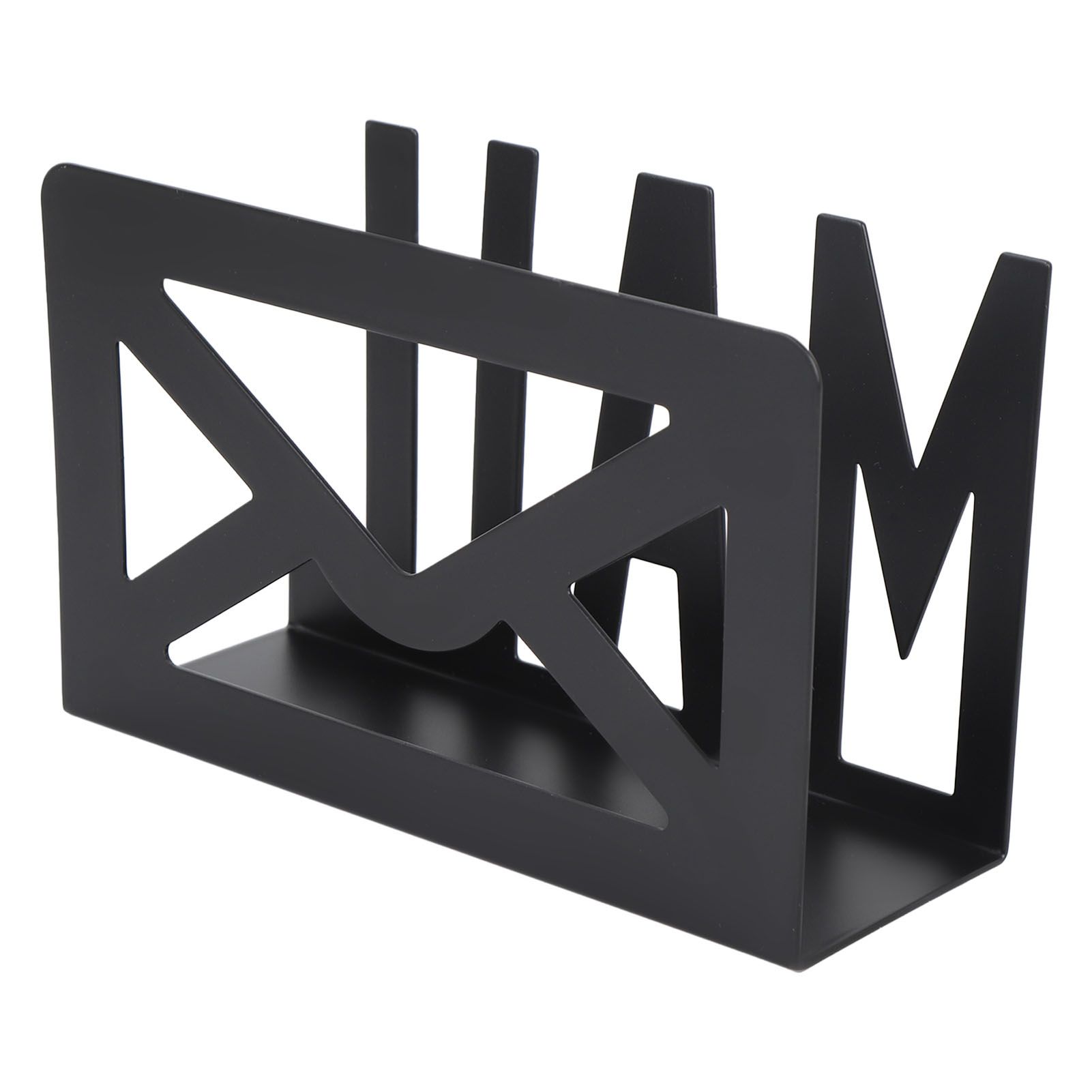 Desktop Mail Holder Iron Countertop Mail Letter Envelope Document Storage Rack view 11