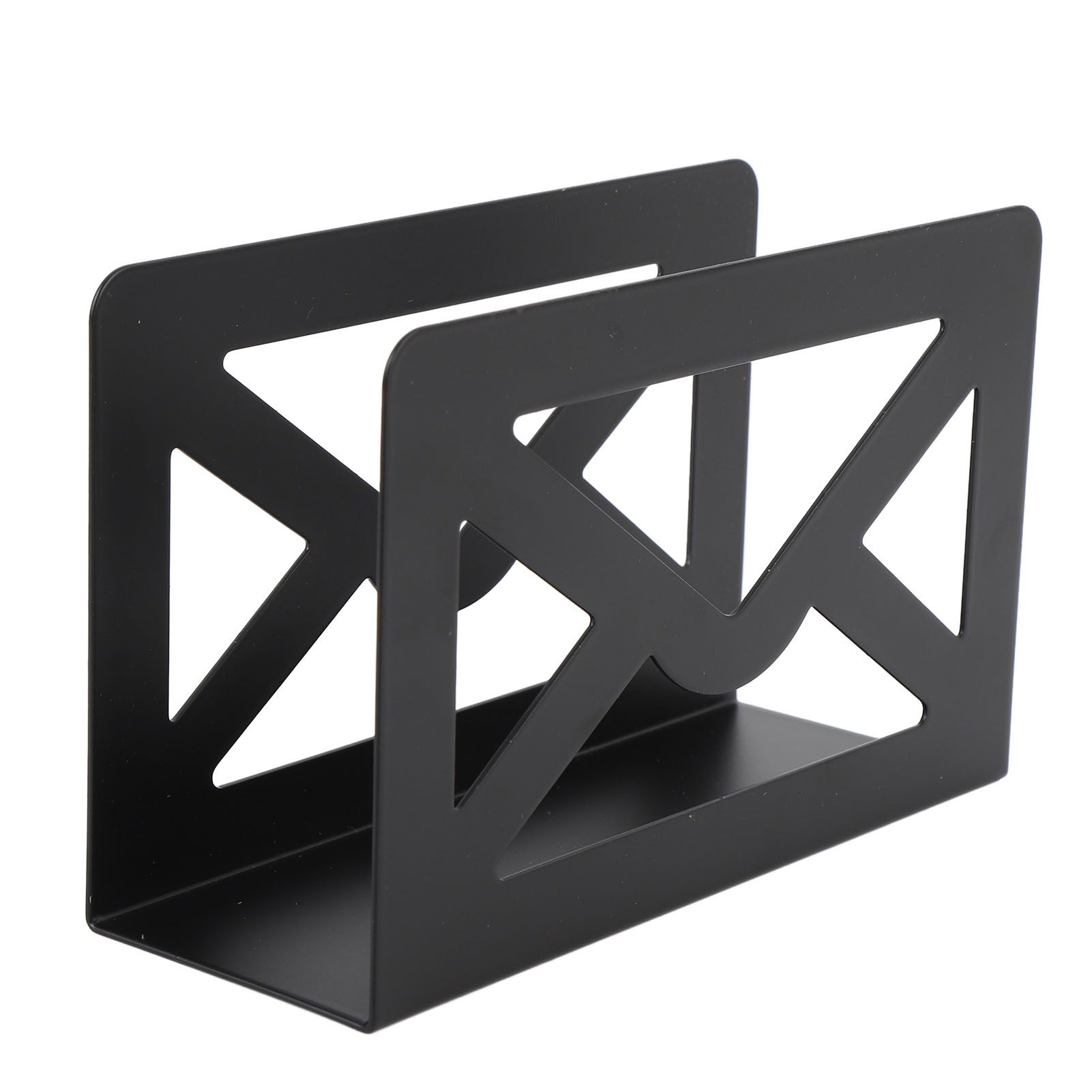 Desktop Metal Mail Holder Modern Black Letter Organizer Multifunctional Letter view 4