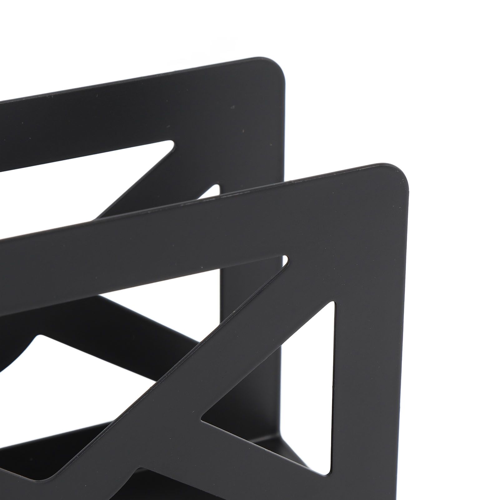 Desktop Metal Mail Holder Modern Black Letter Organizer Multifunctional Letter view 7
