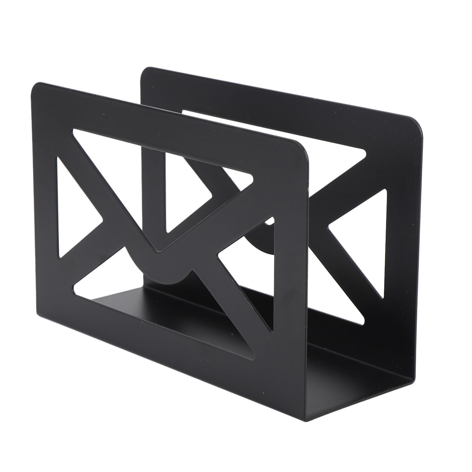 Desktop Metal Mail Holder Modern Black Letter Organizer Multifunctional Letter view 10