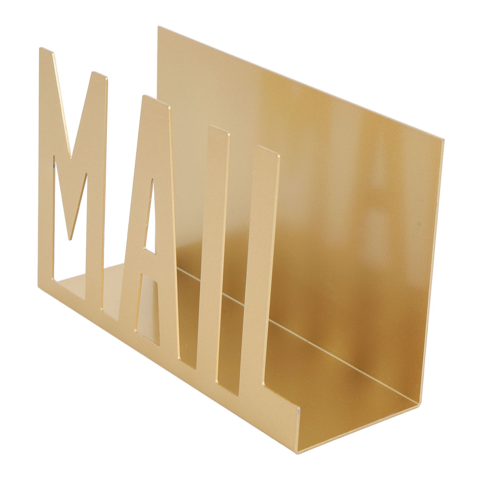 Mail Organizer Metal Stylish Hollow Design Desktop Mail Holder for Bills view 6