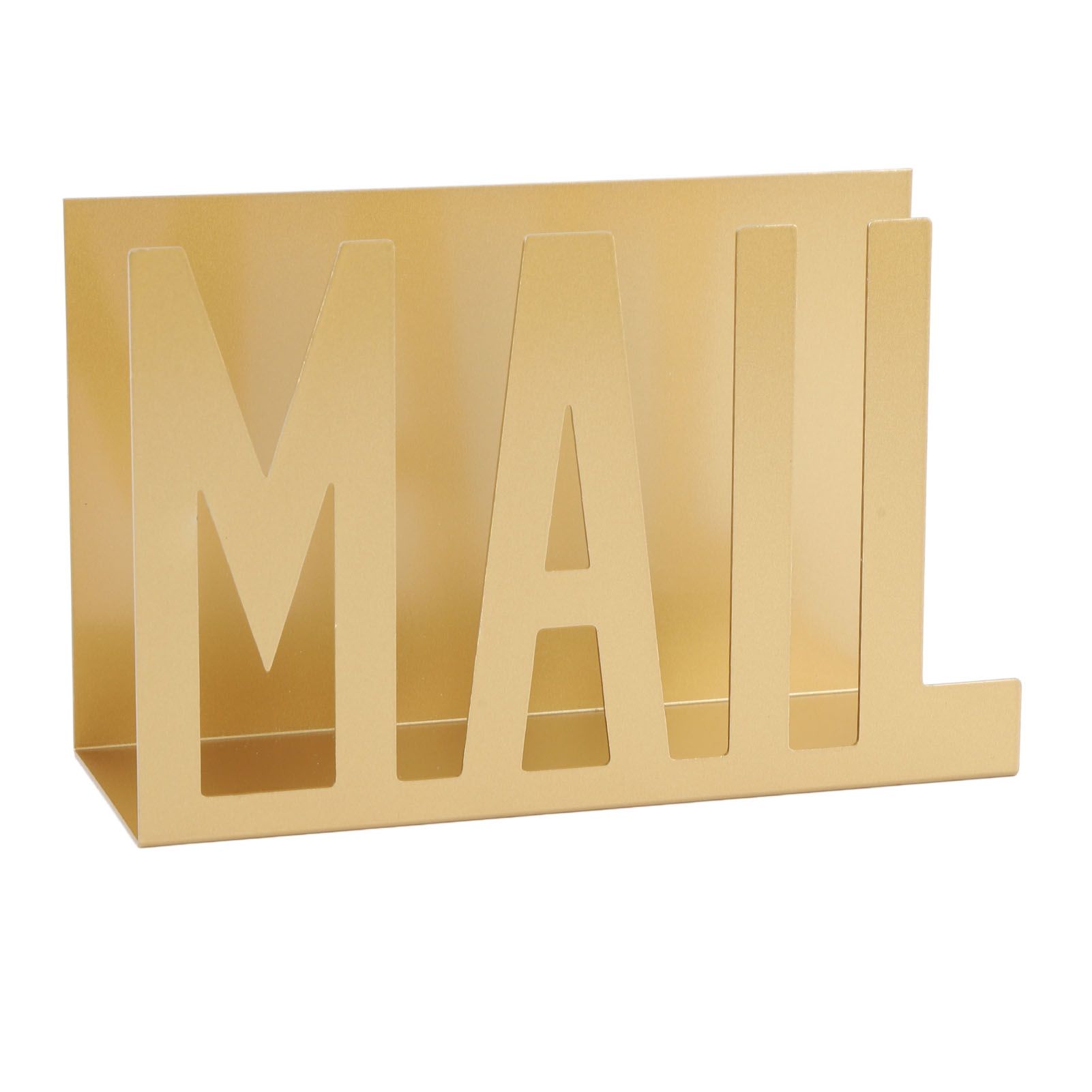 Mail Organizer Metal Stylish Hollow Design Desktop Mail Holder for Bills view 10
