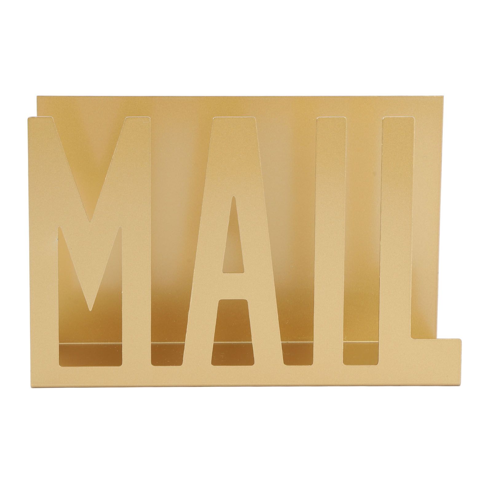 Mail Organizer Metal Stylish Hollow Design Desktop Mail Holder for Bills view 11