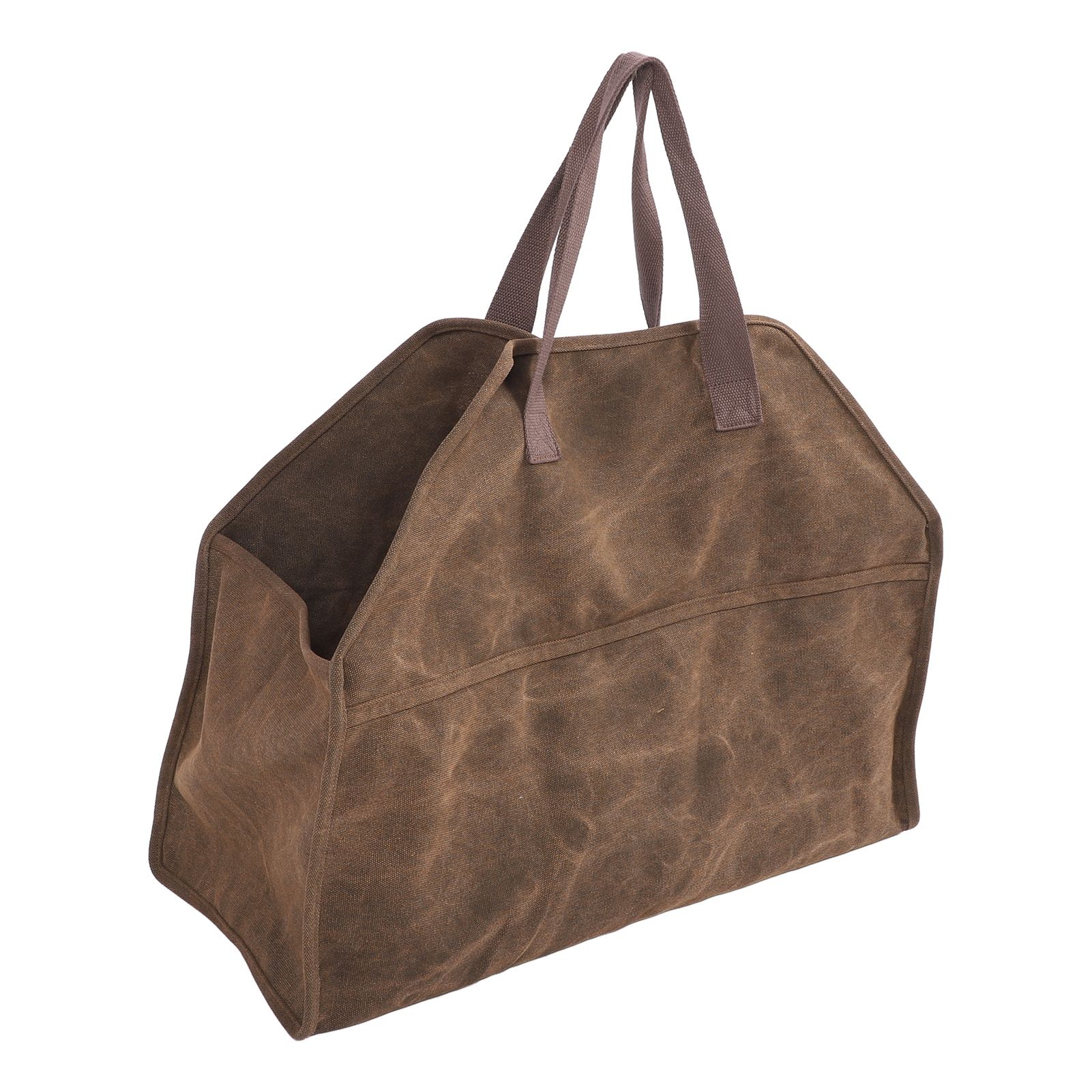Heavy Duty Canvas Firewood Bag Large Firewood Holder Shopping Bag Fireplace view 10