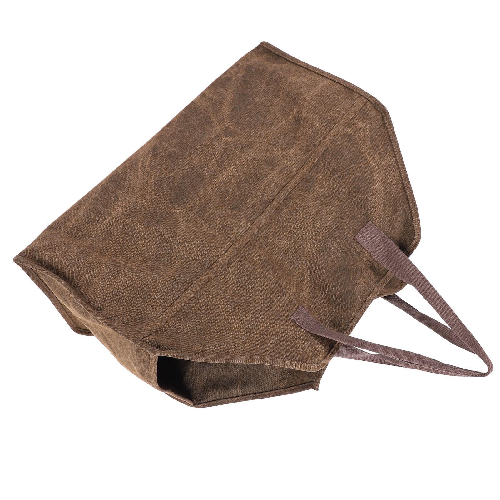 Heavy Duty Canvas Firewood Bag Large Firewood Holder Shopping Bag Fireplace view 12