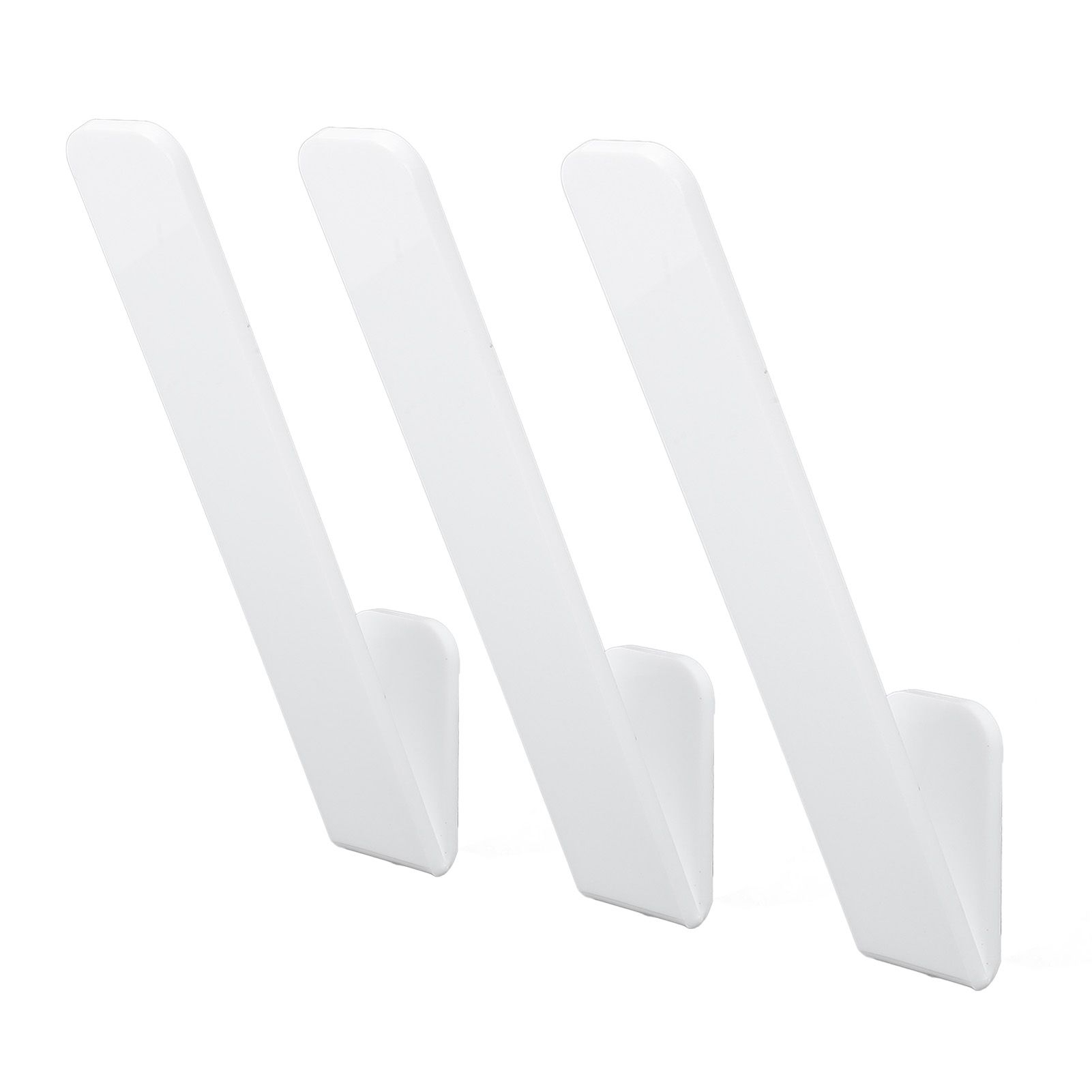 3 Pcs Hat Hooks for Baseball Caps Transparent Acrylic V Shape Adhesive Hanger view 6