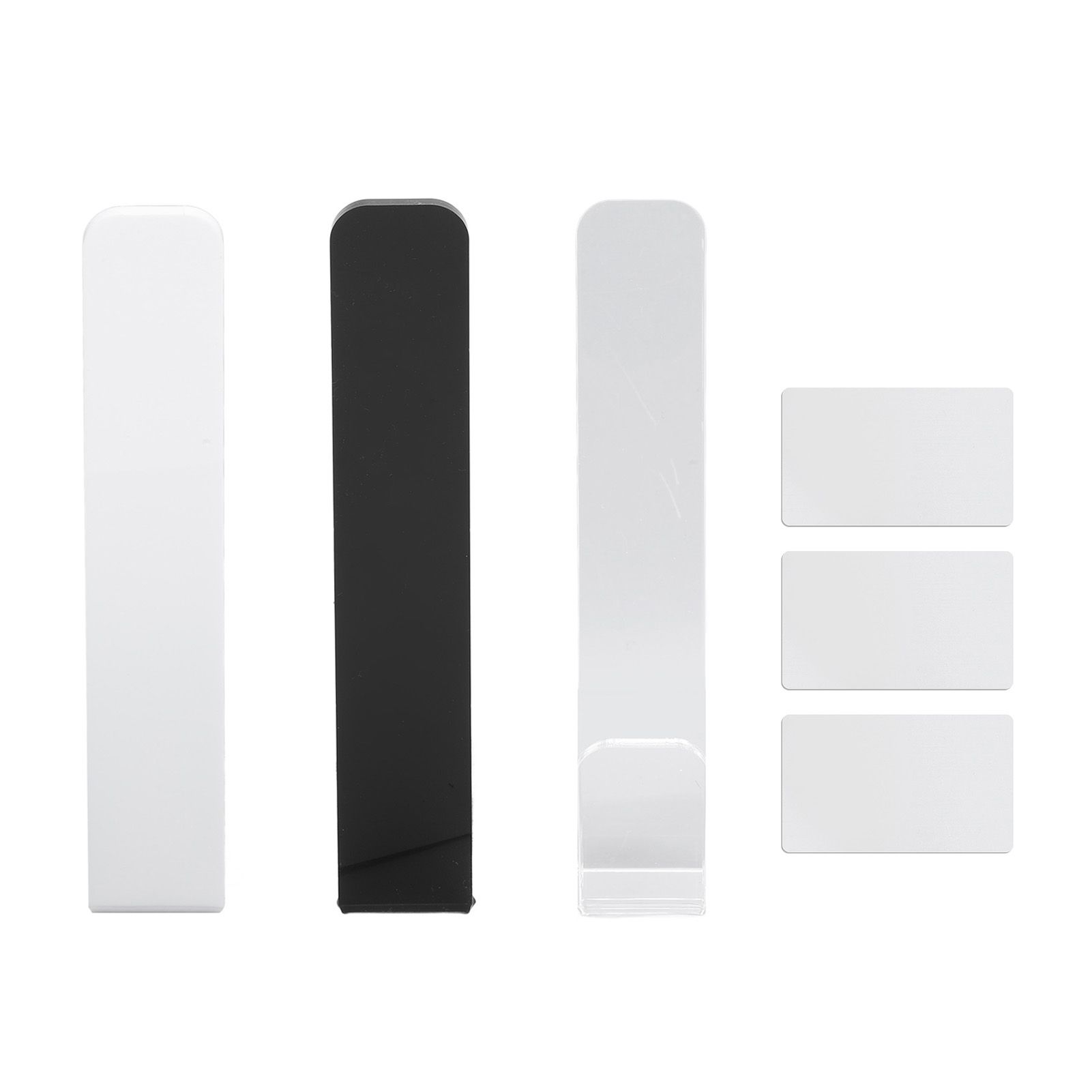 3 Pcs Hat Hooks for Baseball Caps Transparent Acrylic V Shape Adhesive Hanger view 3