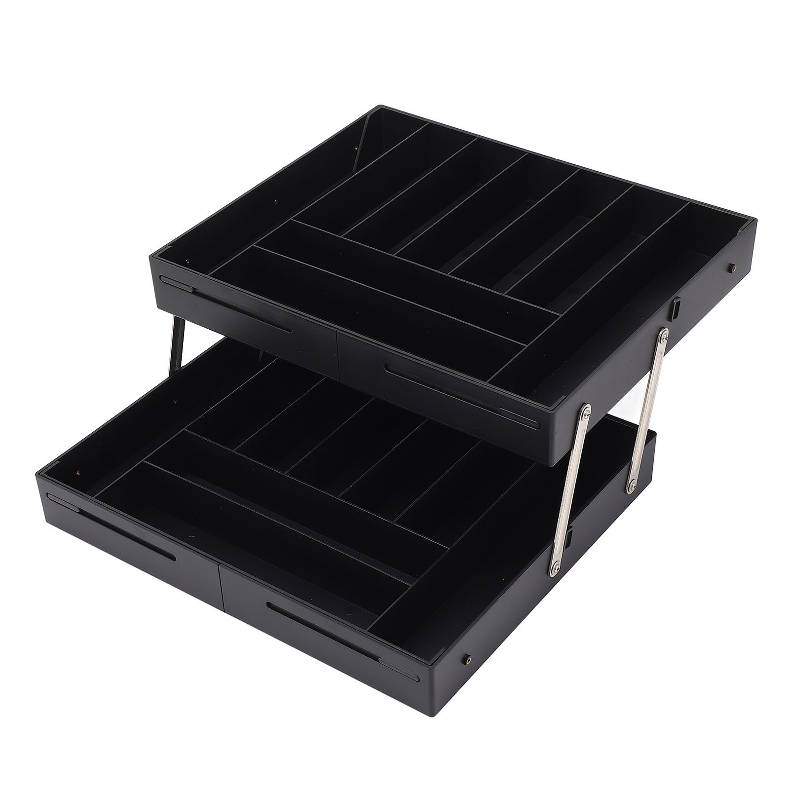 Drawer Foldable Organizer Tray Multifunctional Space Saving Multi Level view 10