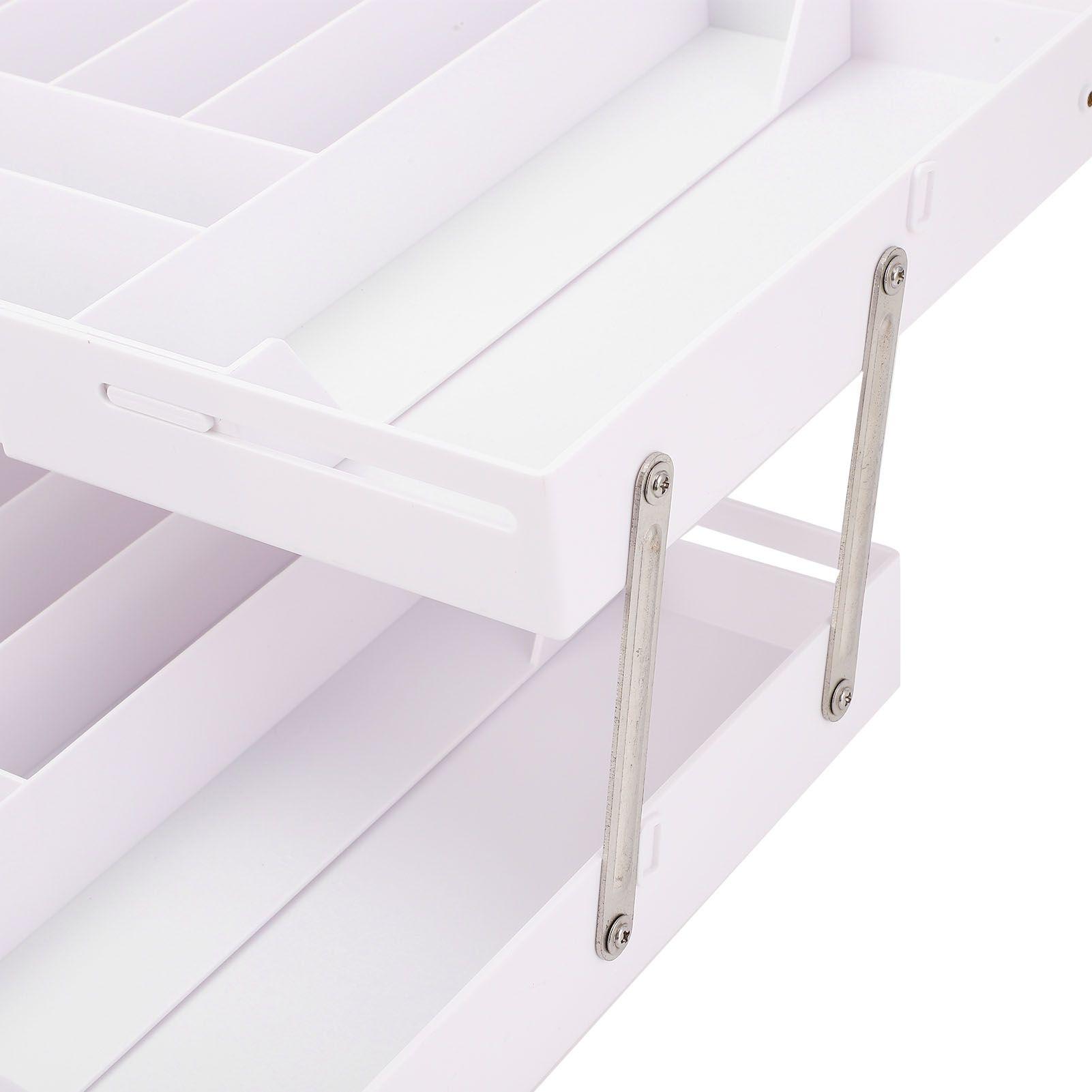 Drawer Foldable Organizer Tray Multifunctional Space Saving Multi Level view 5