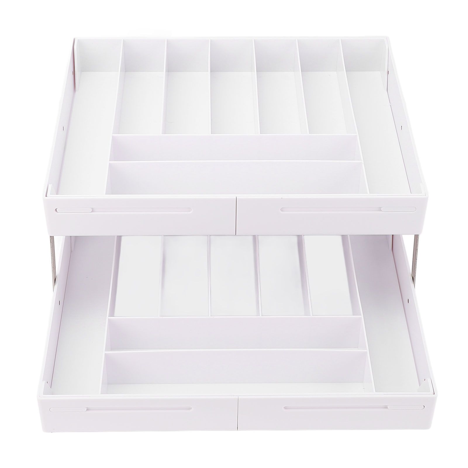 Drawer Foldable Organizer Tray Multifunctional Space Saving Multi Level view 11