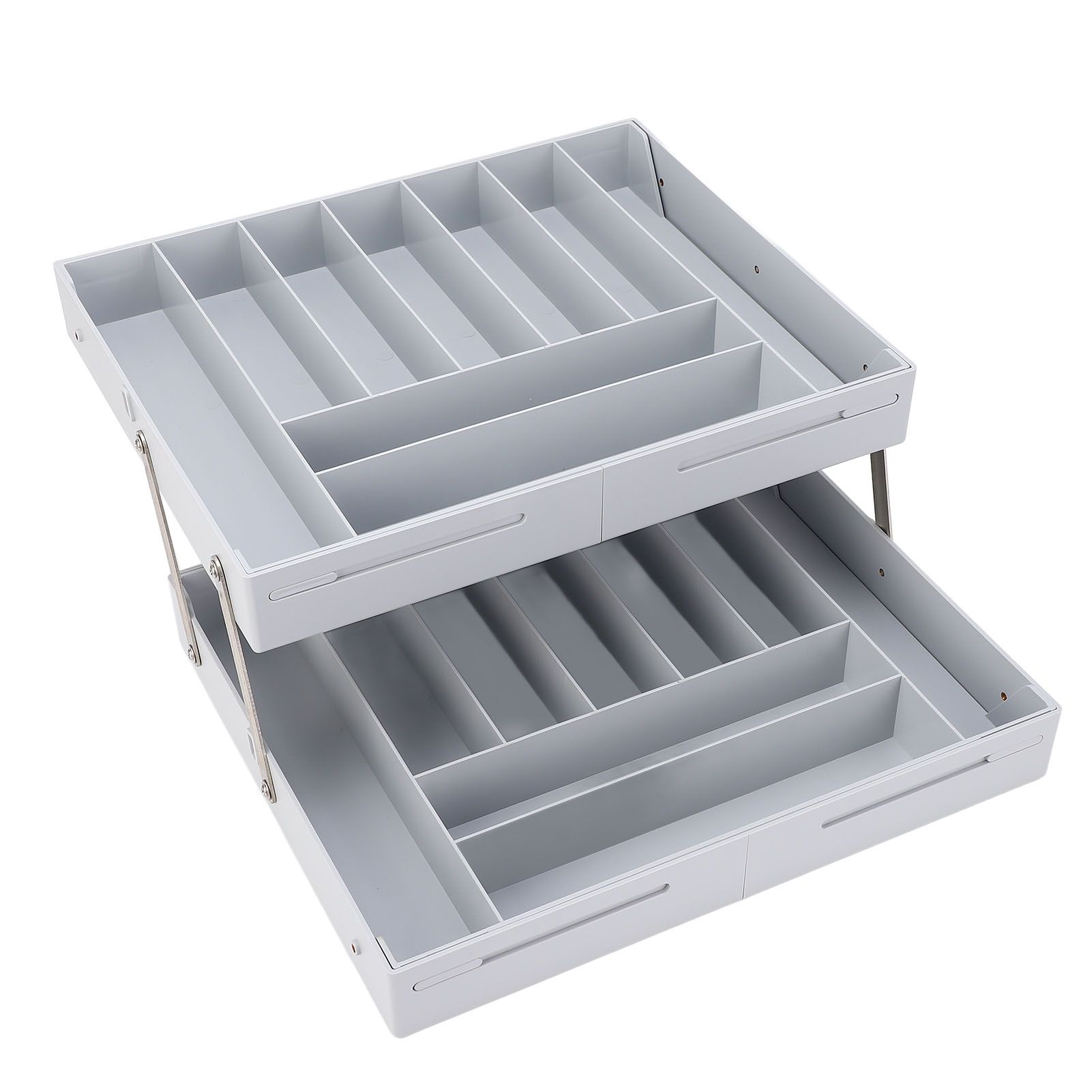 Drawer Foldable Organizer Tray Multifunctional Space Saving Multi Level