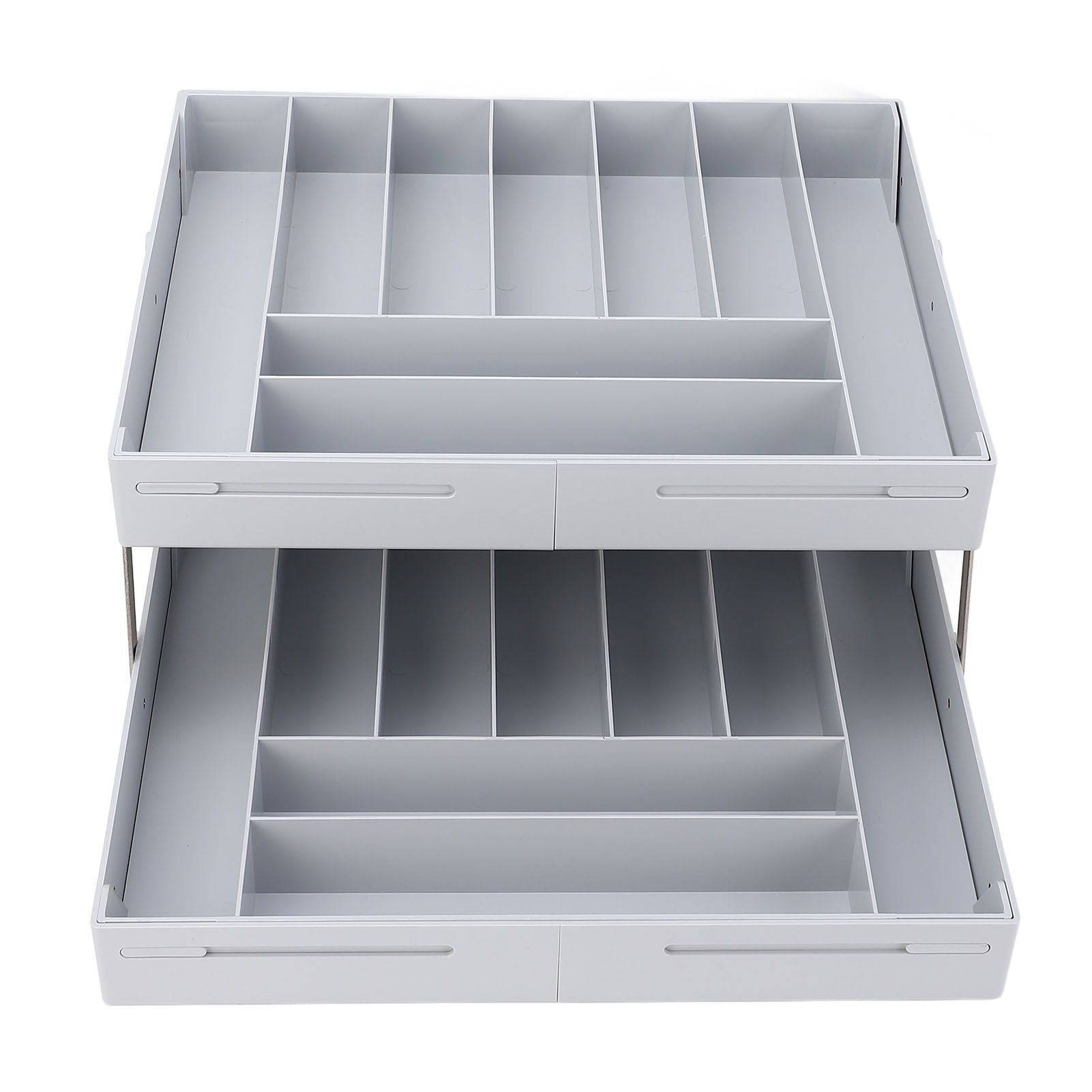 Drawer Foldable Organizer Tray Multifunctional Space Saving Multi Level view 6