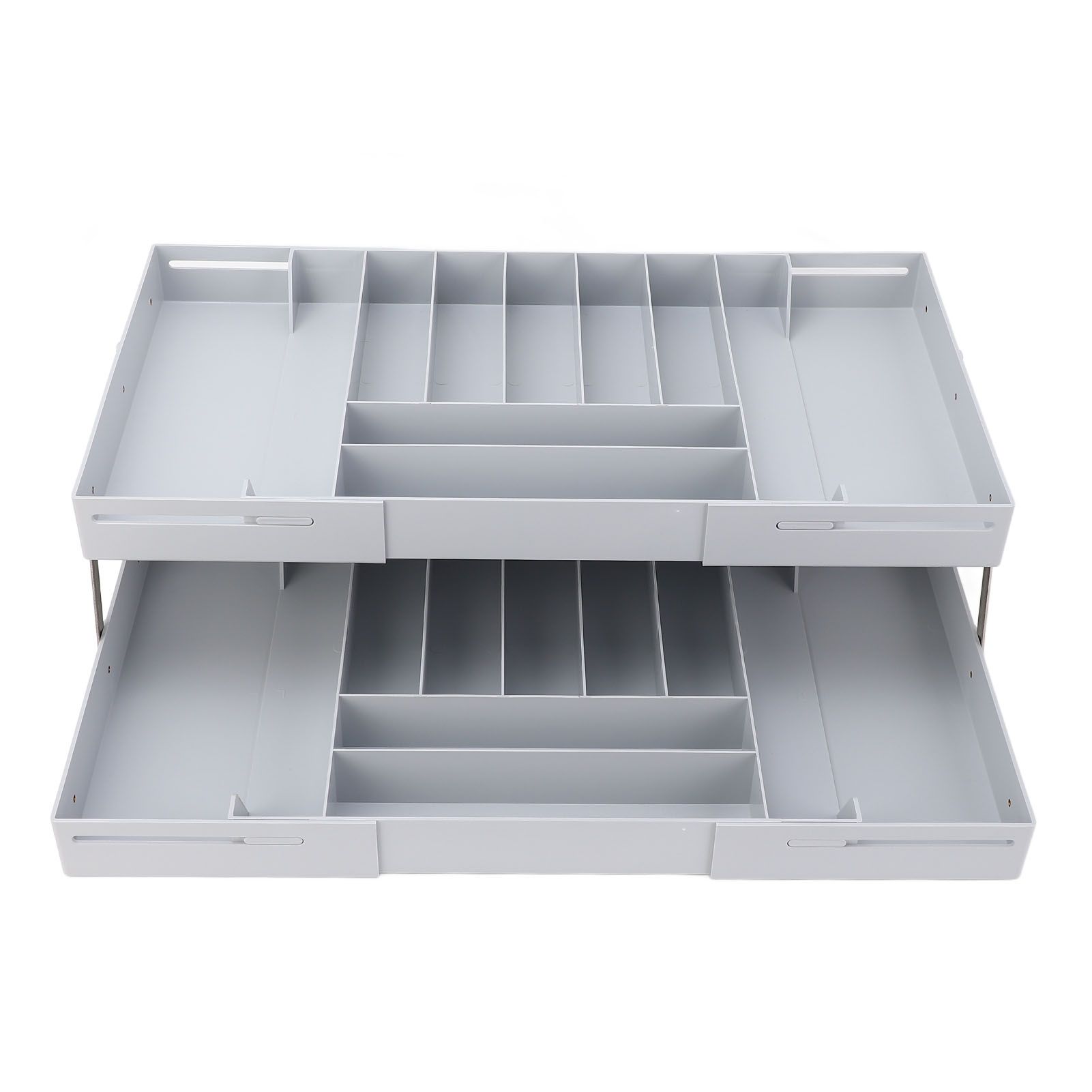 Drawer Foldable Organizer Tray Multifunctional Space Saving Multi Level view 10