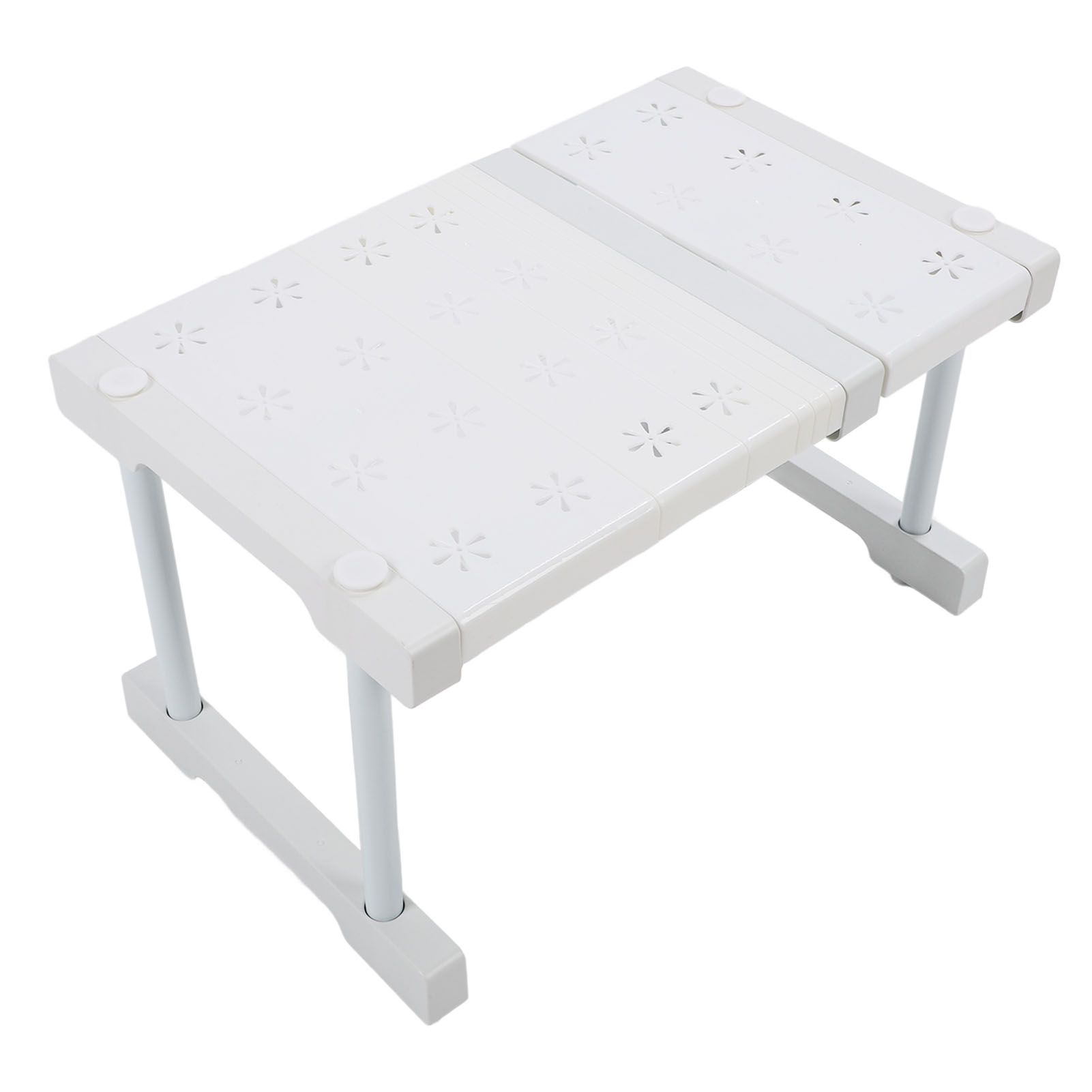 Expandable Cabinet Shelf Carbon Steel ABS PP Closet Storage Shelf Cabinet view 3