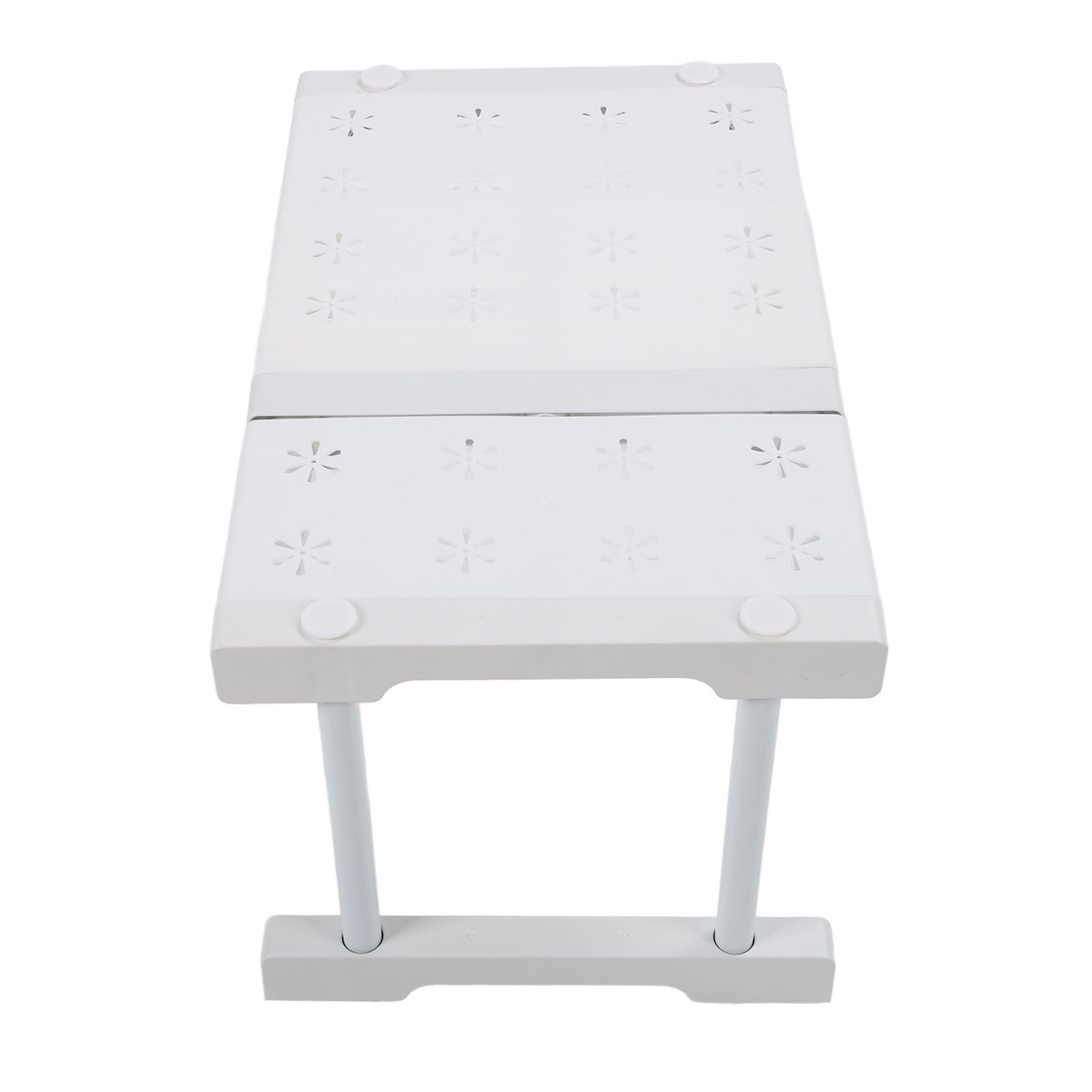 Expandable Cabinet Shelf Carbon Steel ABS PP Closet Storage Shelf Cabinet view 6