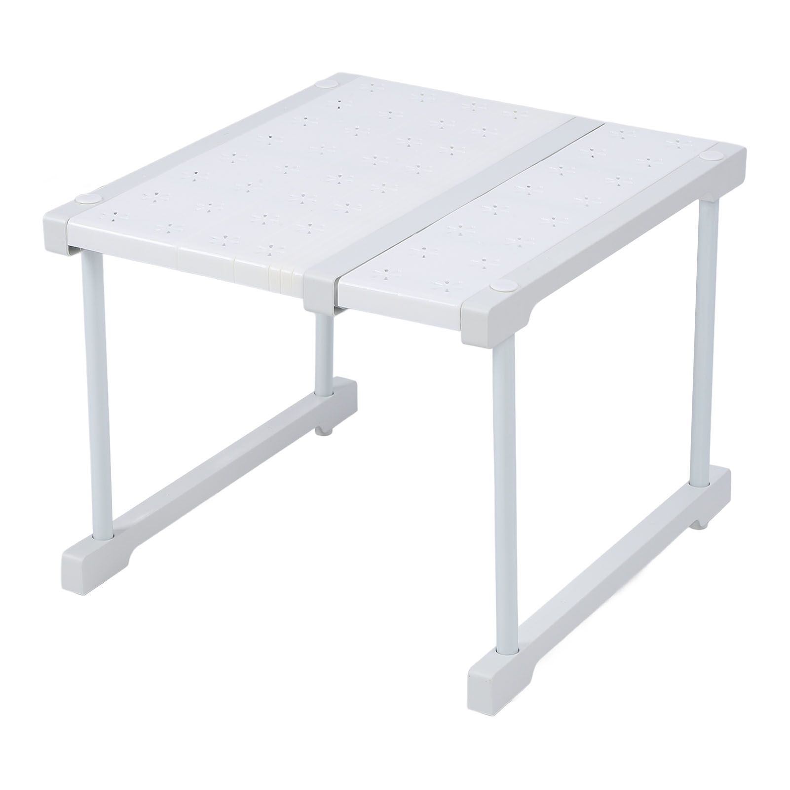 Expandable Cabinet Shelf Carbon Steel ABS PP Closet Storage Shelf Cabinet view 3