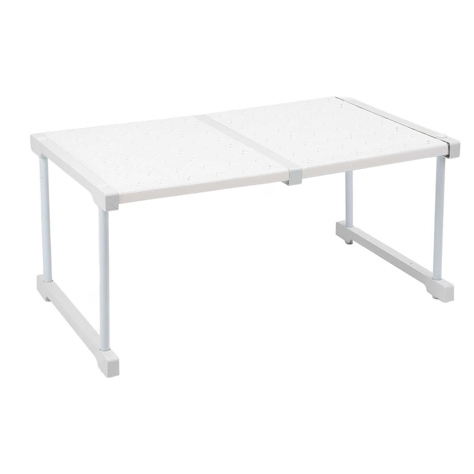 Expandable Cabinet Shelf Carbon Steel ABS PP Closet Storage Shelf Cabinet — image 1