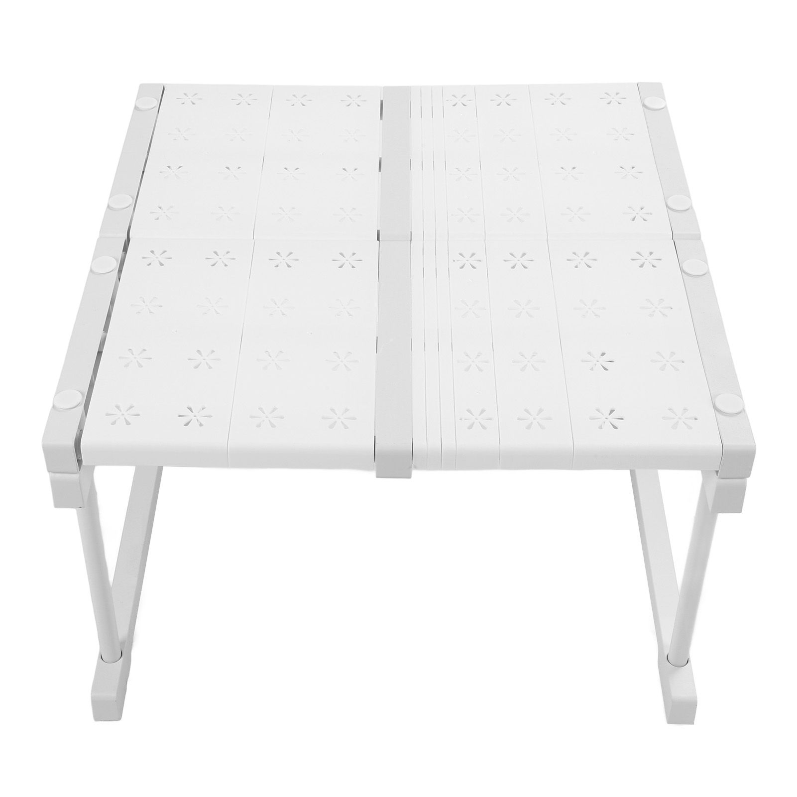 Expandable Cabinet Shelf Carbon Steel Stackable Closet Storage Shelving Rack view 3