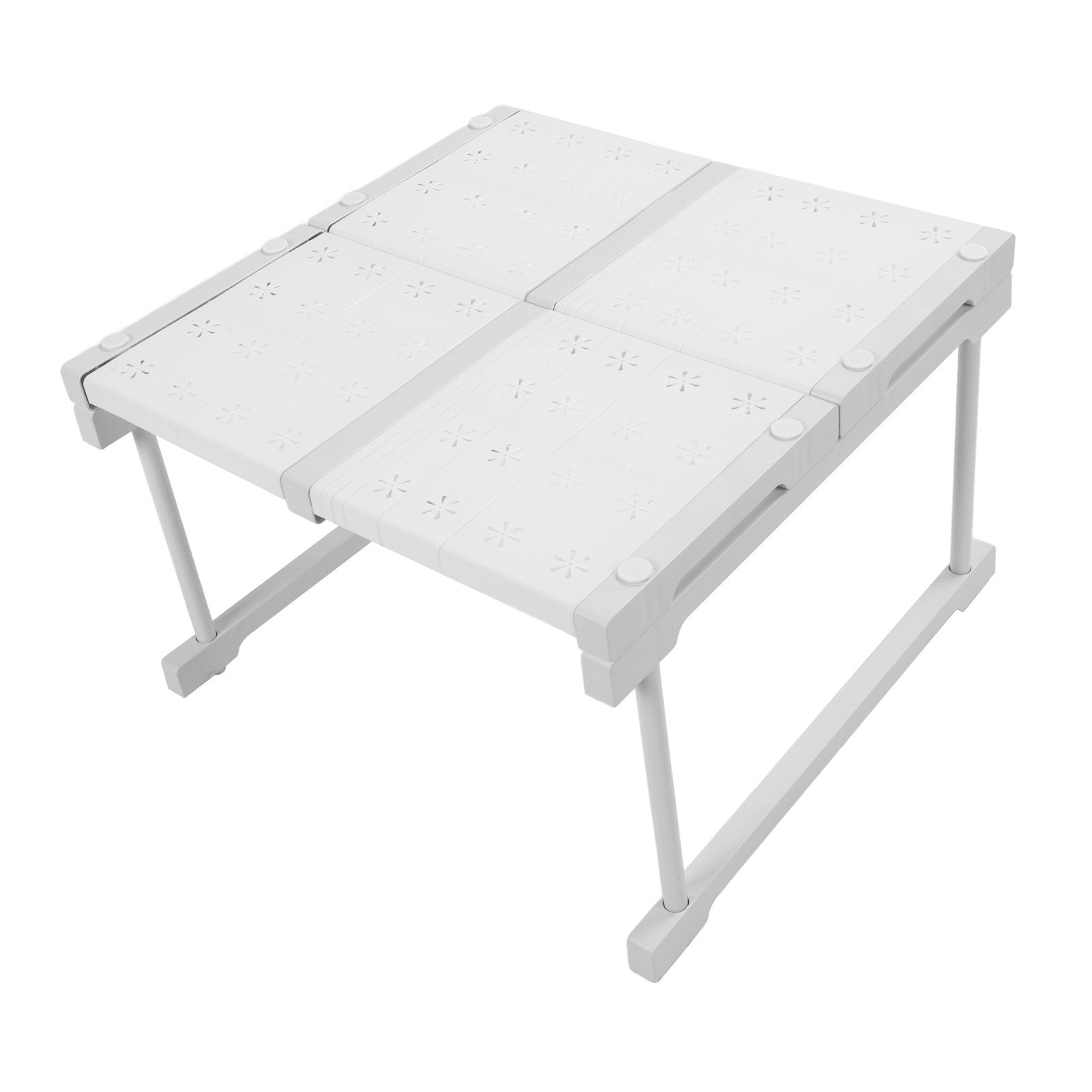 Expandable Cabinet Shelf Carbon Steel Stackable Closet Storage Shelving Rack view 6