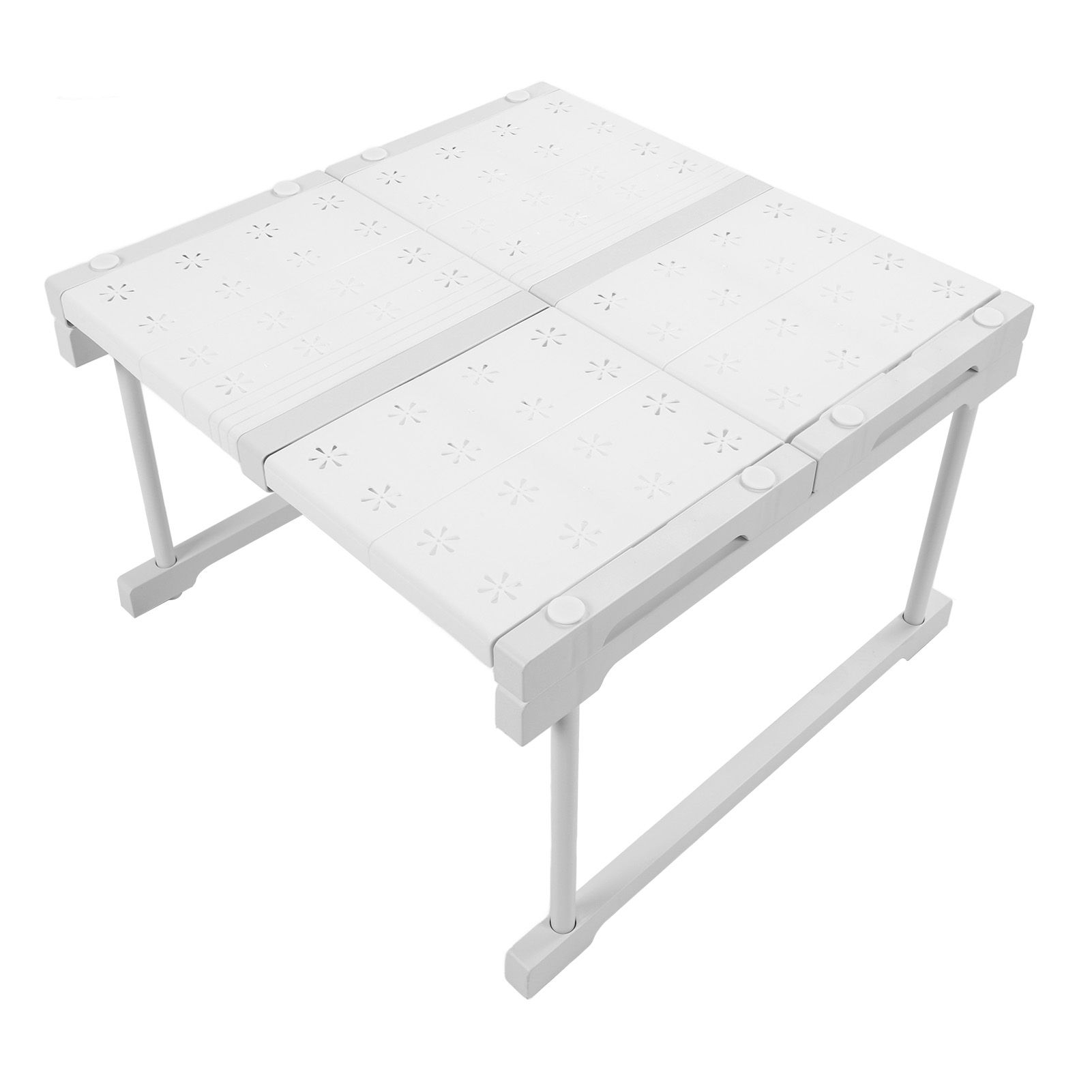 Expandable Cabinet Shelf Carbon Steel Stackable Closet Storage Shelving Rack view 10