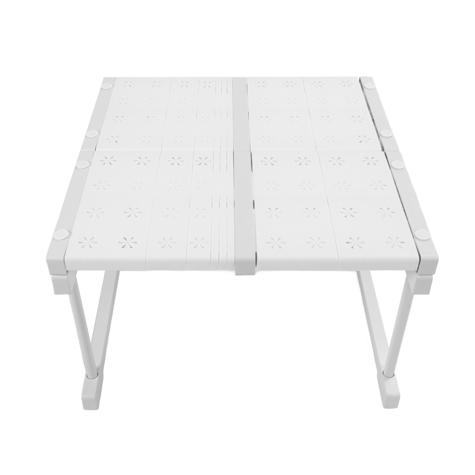Expandable Cabinet Shelf Carbon Steel Stackable Closet Storage Shelving Rack view 11