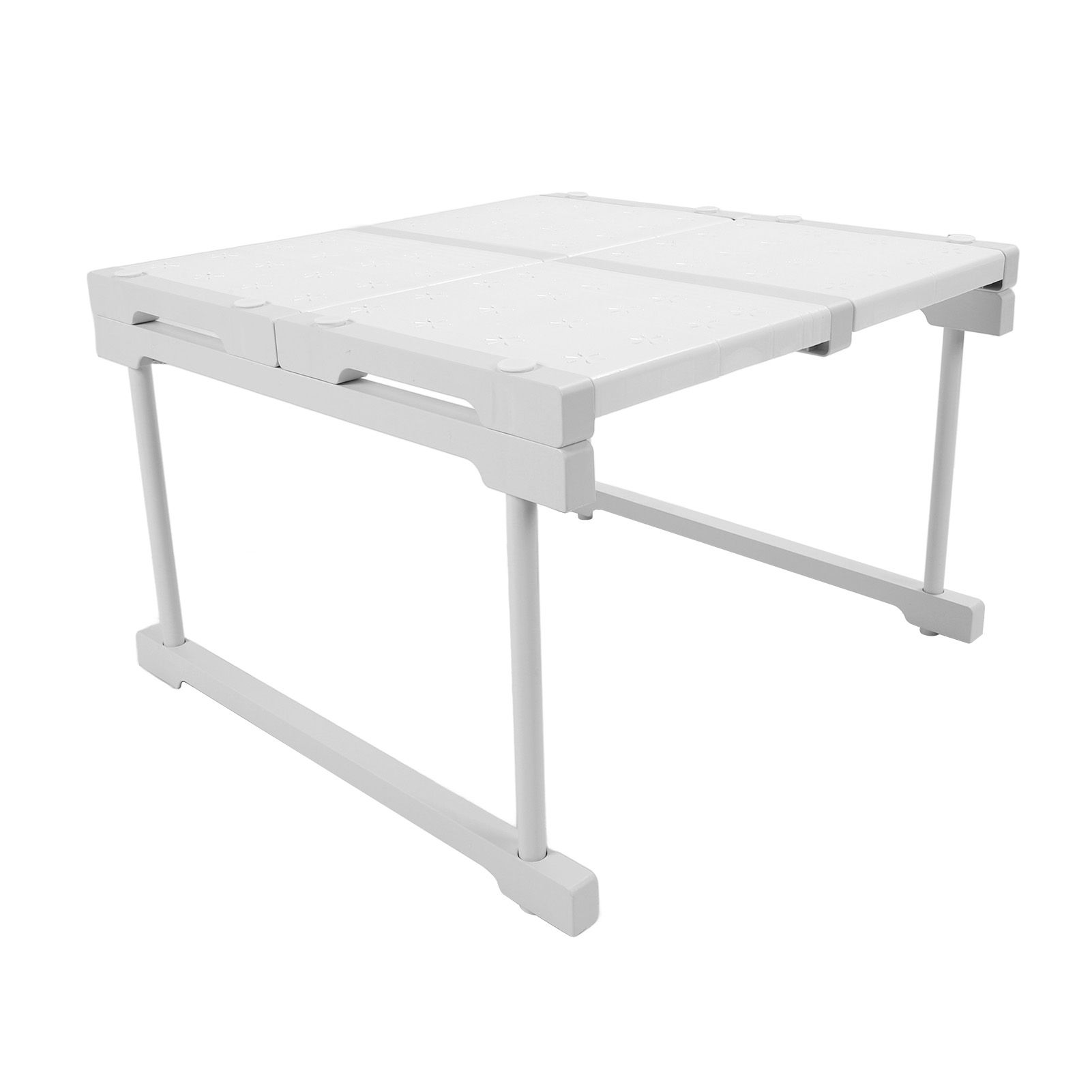 Expandable Cabinet Shelf Carbon Steel Stackable Closet Storage Shelving Rack view 12