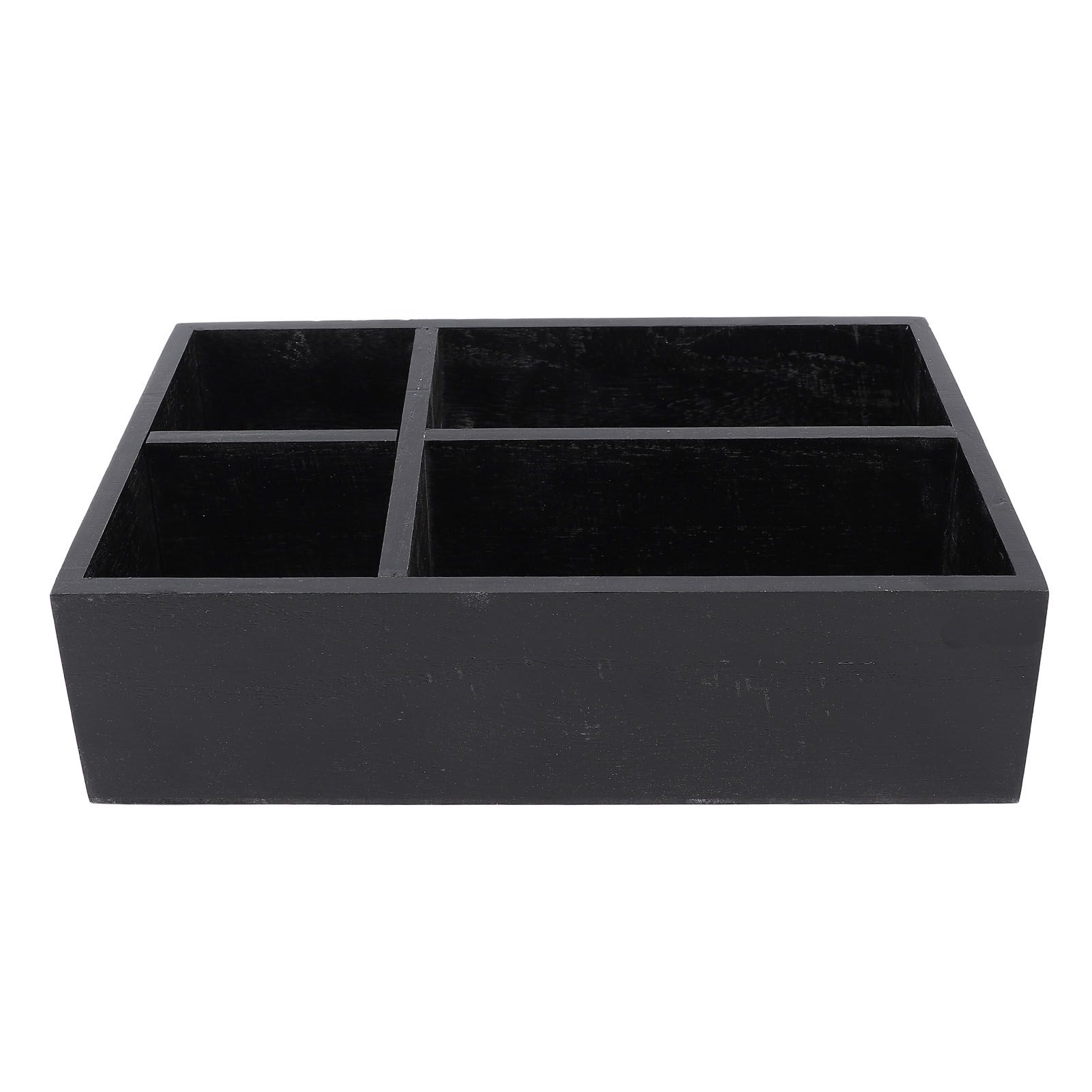 Coffee Station Organizer with Divider Wooden Coffee Bar Accessories Storage view 10