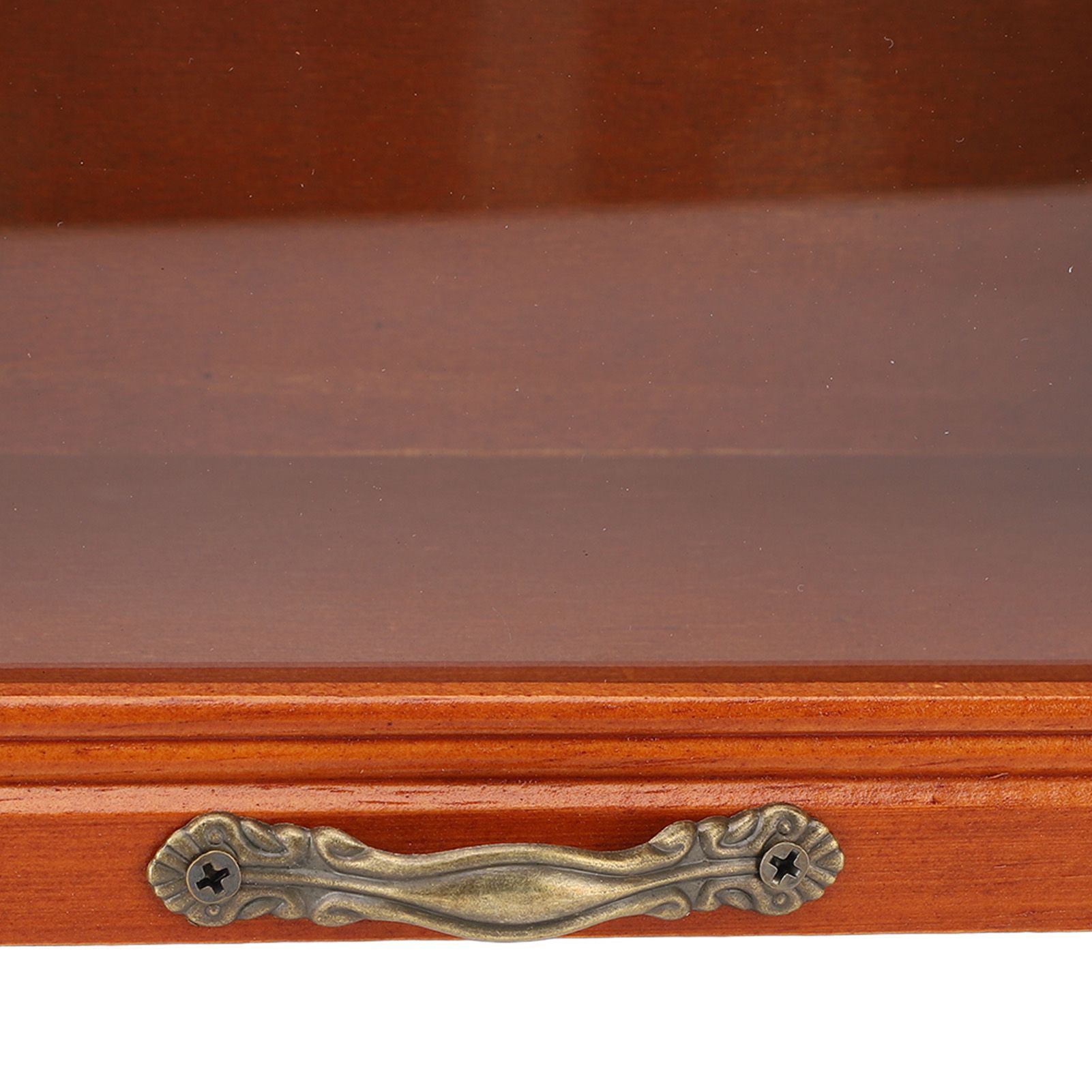 Wood Desktop Organizer Freestanding Wooden Display Shelves Desktop Display view 2