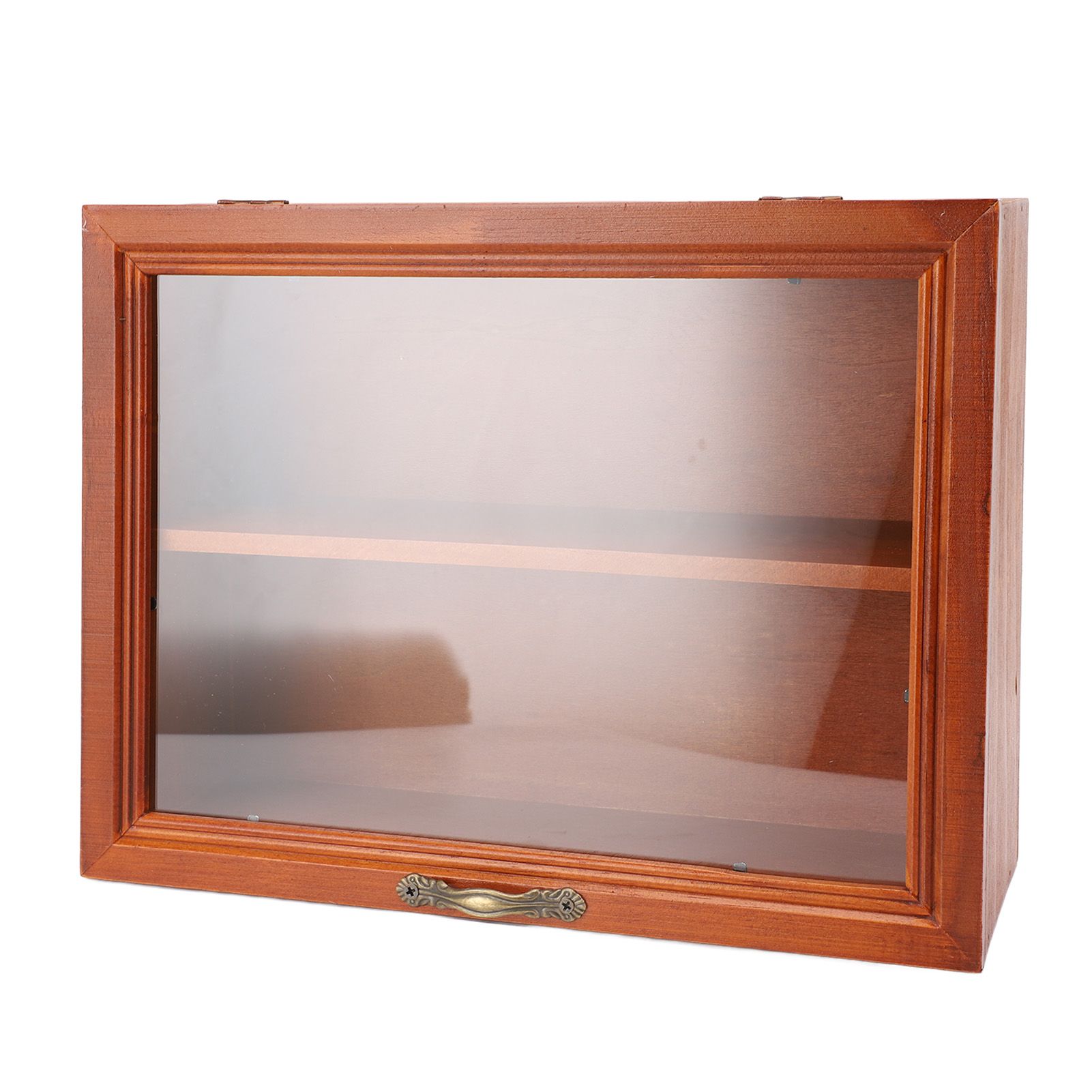 Wood Desktop Organizer Freestanding Wooden Display Shelves Desktop Display view 3