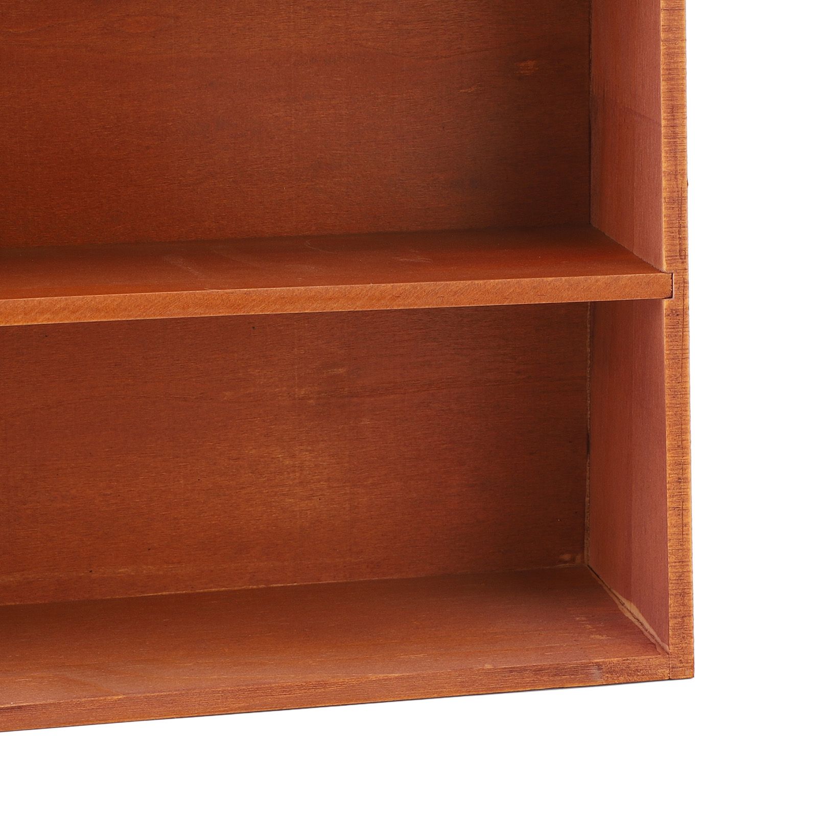 Wood Desktop Organizer Freestanding Wooden Display Shelves Desktop Display view 5
