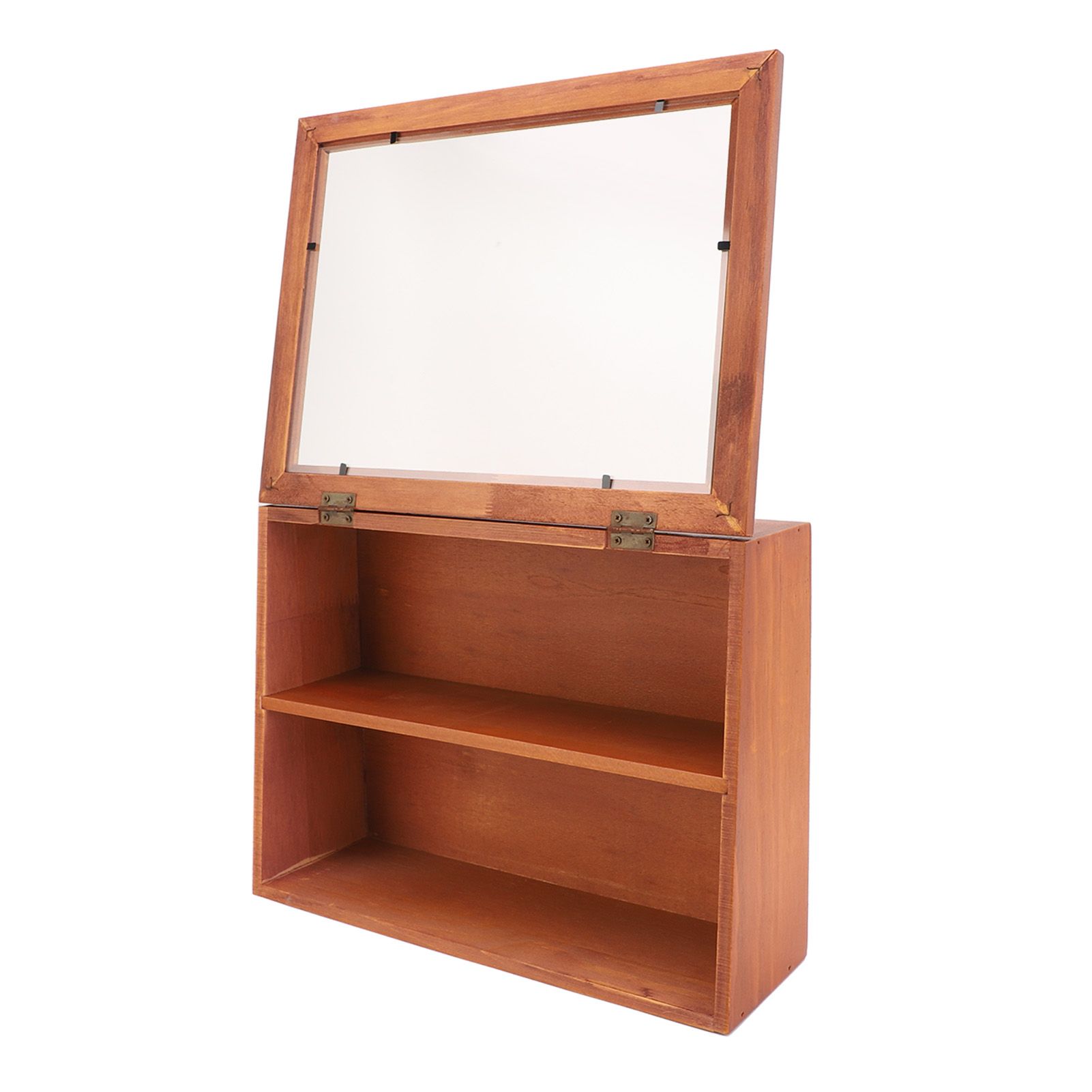 Wood Desktop Organizer Freestanding Wooden Display Shelves Desktop Display view 6