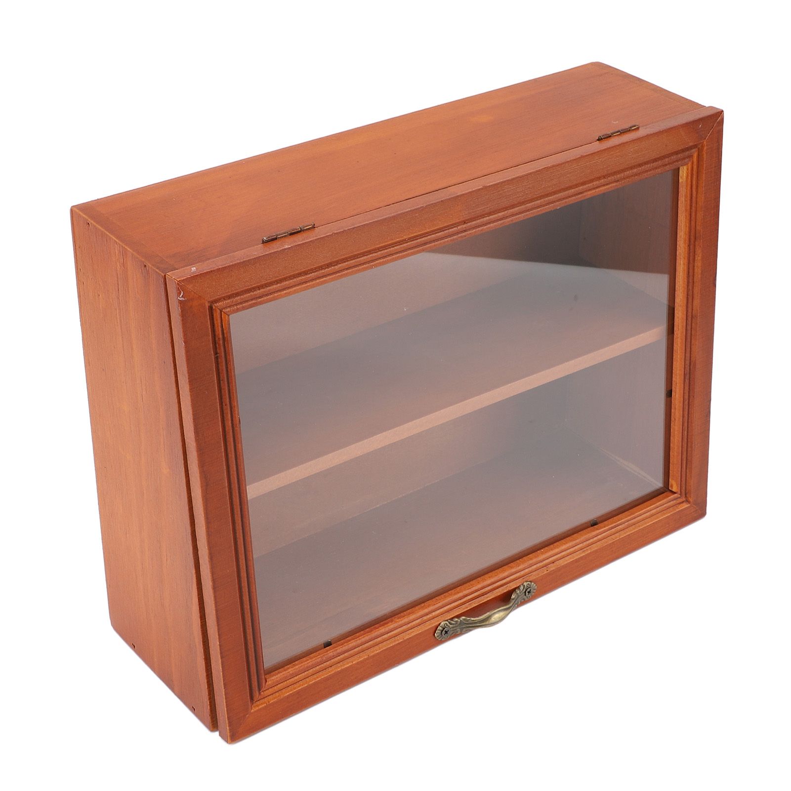 Wood Desktop Organizer Freestanding Wooden Display Shelves Desktop Display view 9