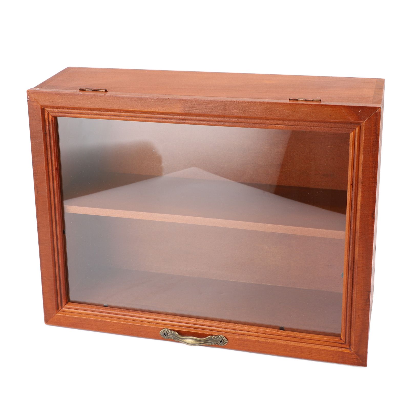 Wood Desktop Organizer Freestanding Wooden Display Shelves Desktop Display view 12