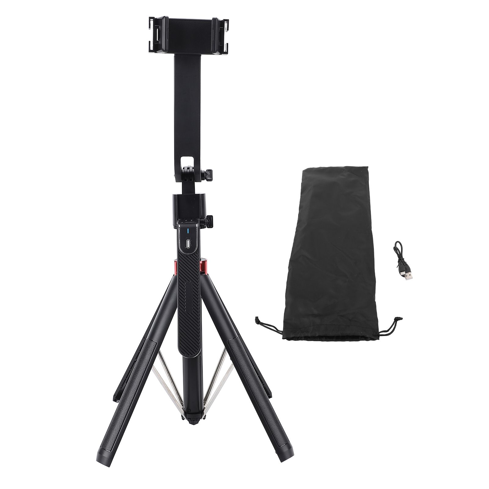 Auto Face Tracking Stabilizer for Smartphone Aluminum 540 Degree Flip Portable view 3
