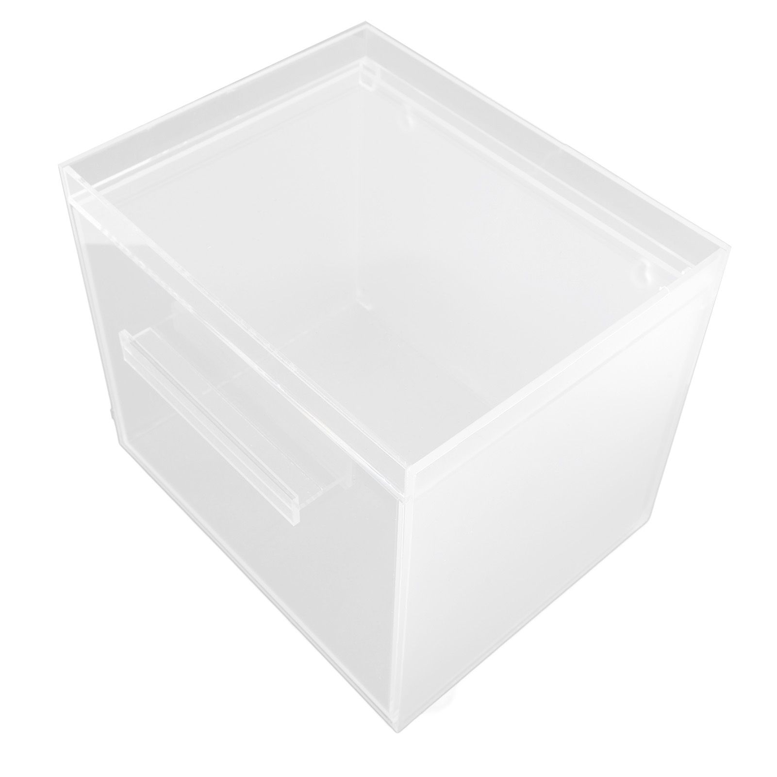 Face Towel Storage Box Bin Container Acrylic Facial Towels Holder with Drawer