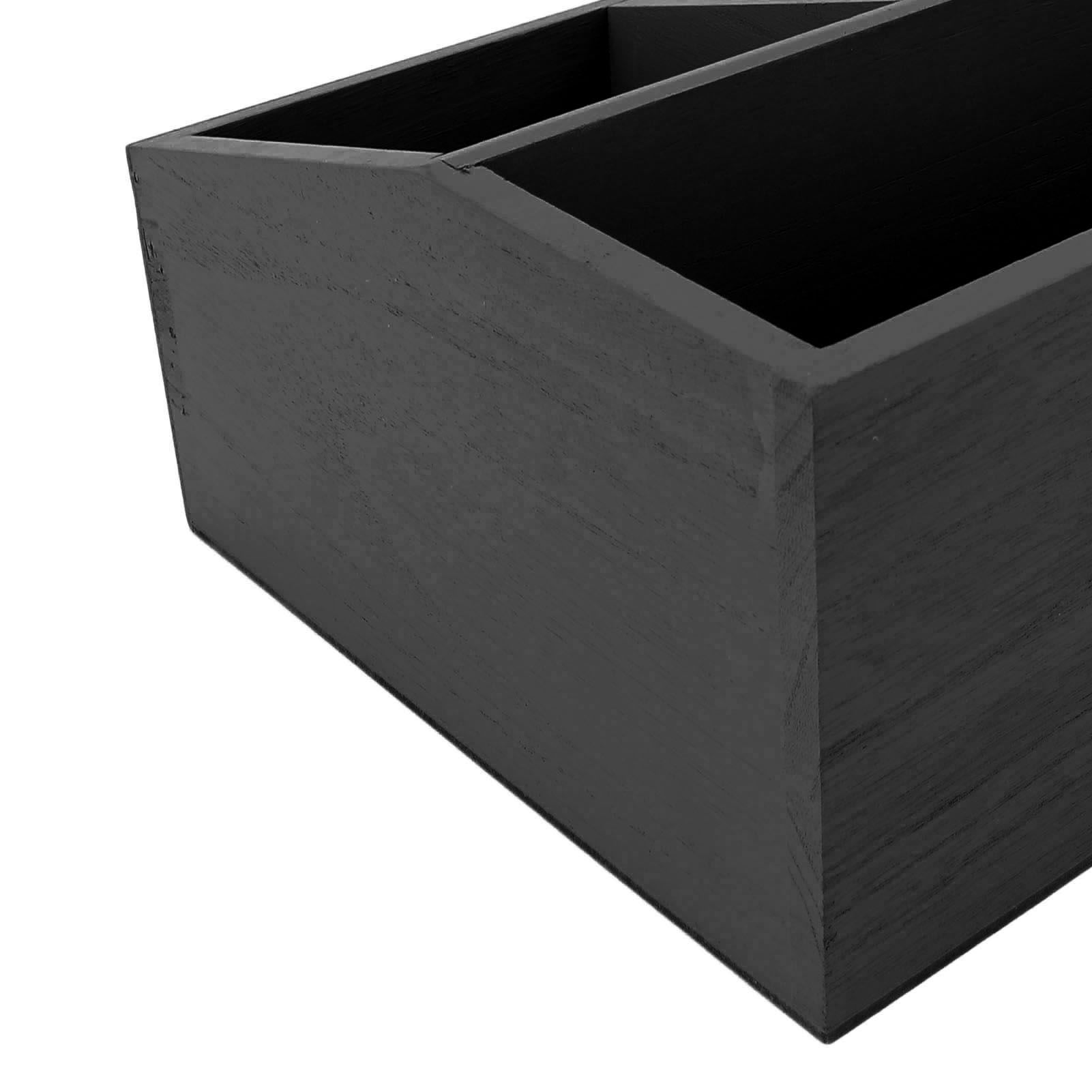 Tea Bag Organizer Multifunctional Wooden Divided Tea Bag Holder for Coffee view 5